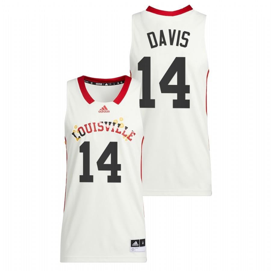 Dre Davis 1 White Louisville Cardinals 2022 Honoring Black Excellence NCAA Jersey Men's