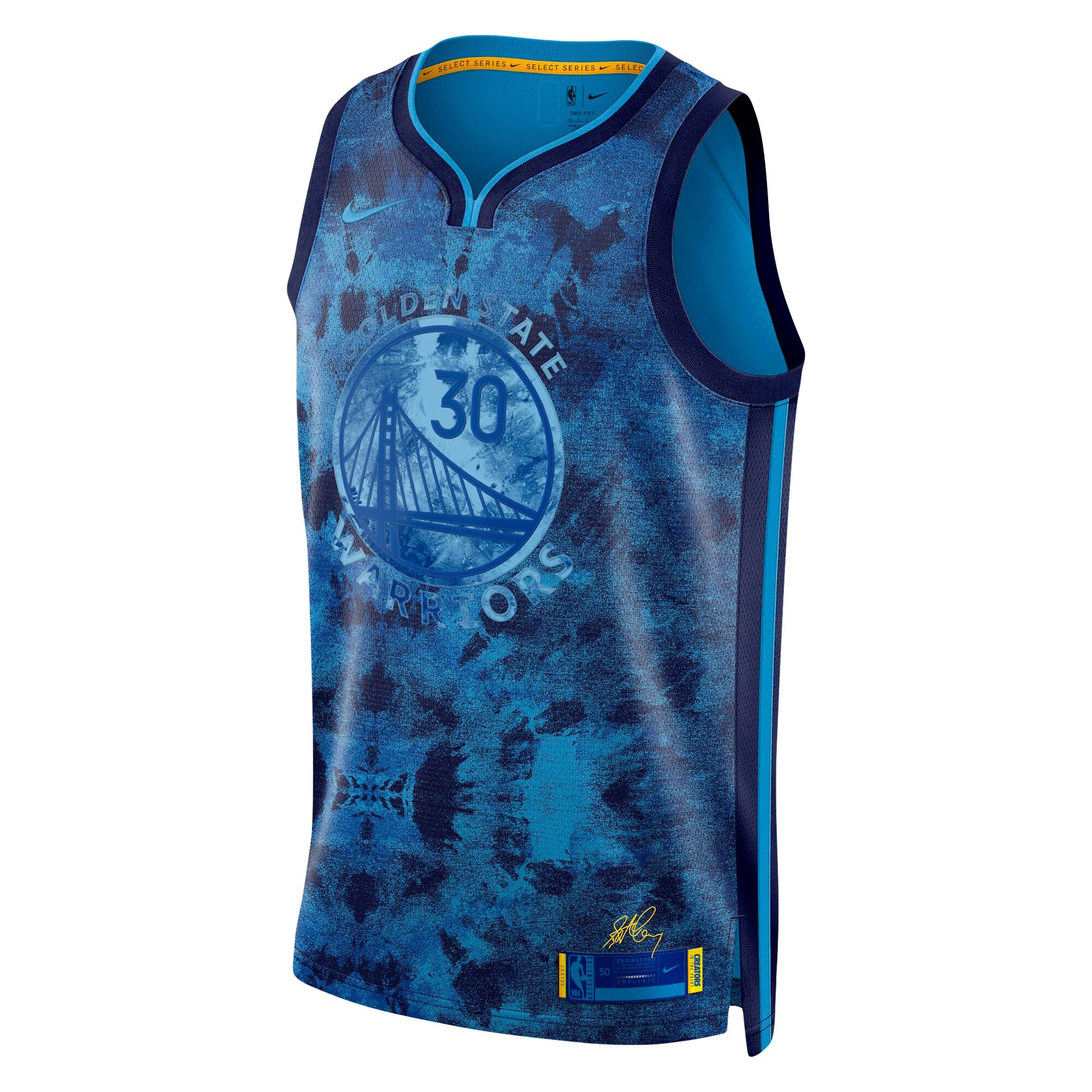 Stephen Curry 30 Golden State Warriors Unisex Select Series Swingman Printing NBA Jersey Unisex