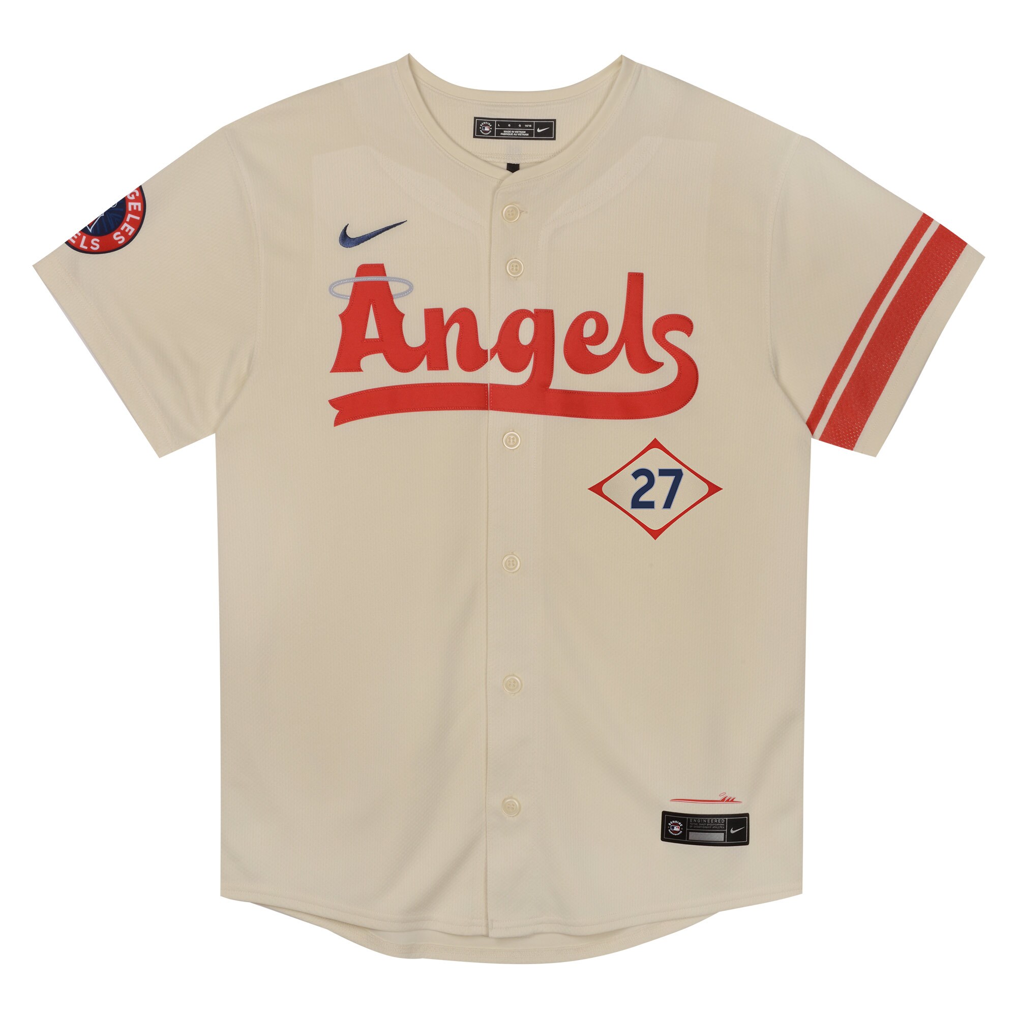 Preschool Los Angeles Angels Mike Trout Cream City Connect Limited Player MLB Jersey Men's