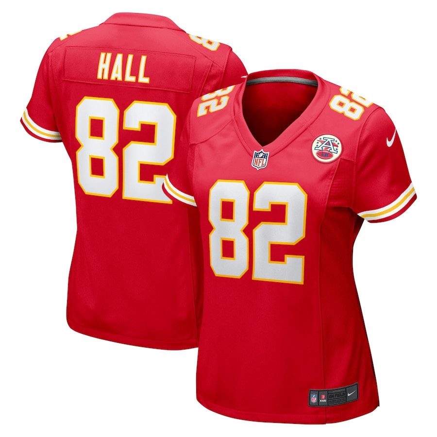Dante Hall 82 Kansas City Chiefs Retired Game Red NFL Jersey Women's