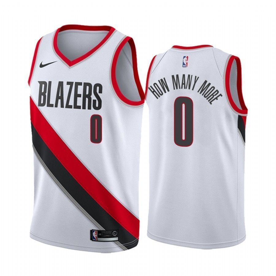 Damian Lillard How Many More Blazers Association NBA Jersey Men's
