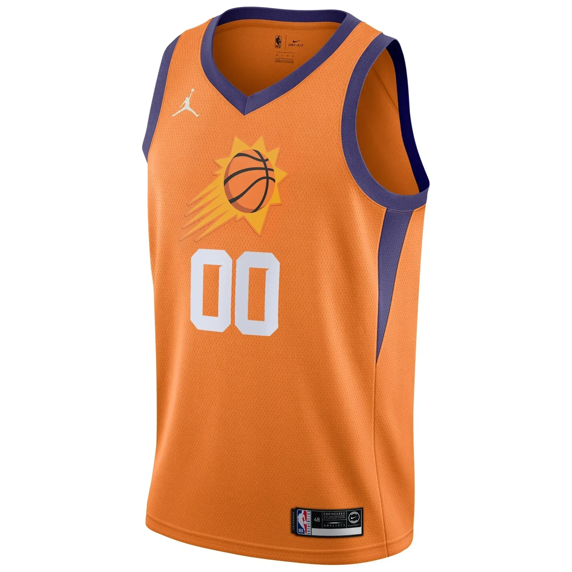 Phoenix Suns Swingman Custom Statement Edition Orange NBA Jersey Men's