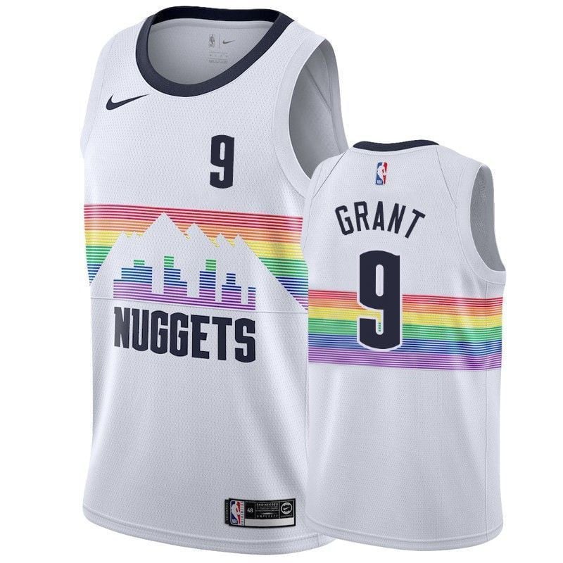 Denver Nuggets Jerami Grant 9 City NBA Jersey Men's