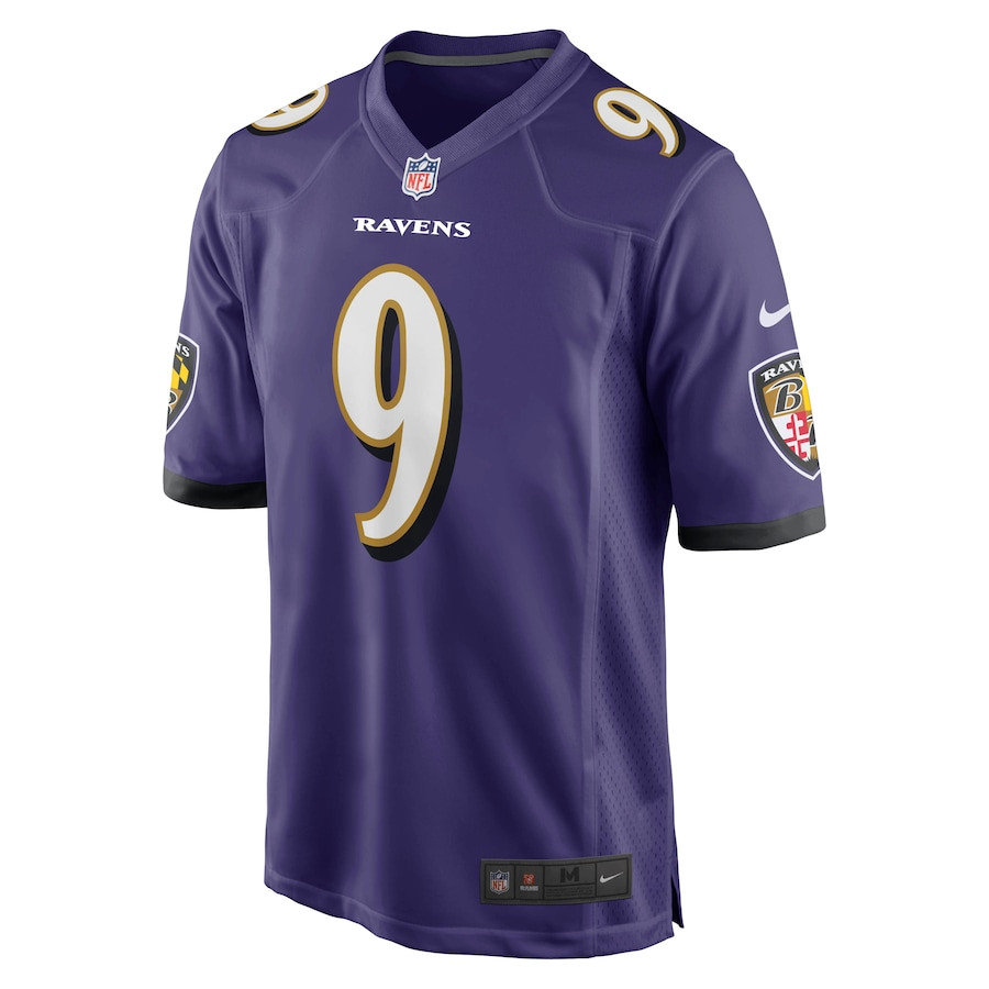 Steve McNair 9 Baltimore Ravens Game Retired Purple NFL Jersey Men's