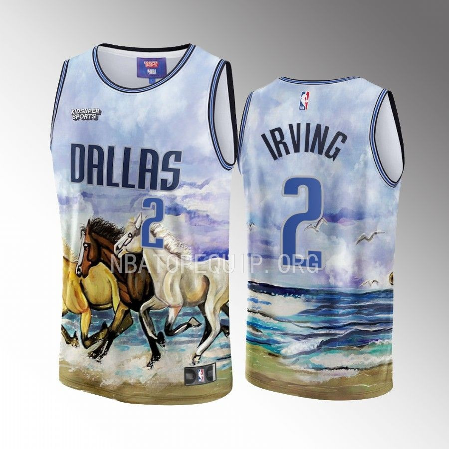 Kyrie Irving 2 Dallas Mavericks KidSuper Studio Unisex Hometown NBA Jersey Unisex