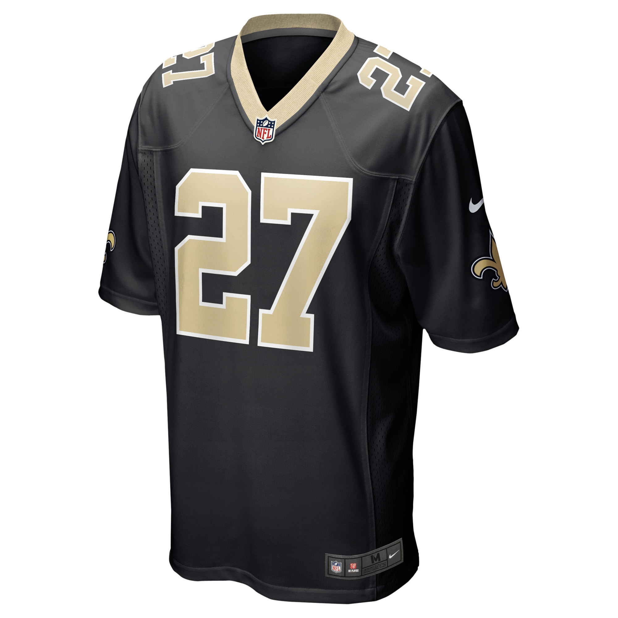 New Orleans Saints Alontae Taylor Black Game Player NFL Jersey Men's