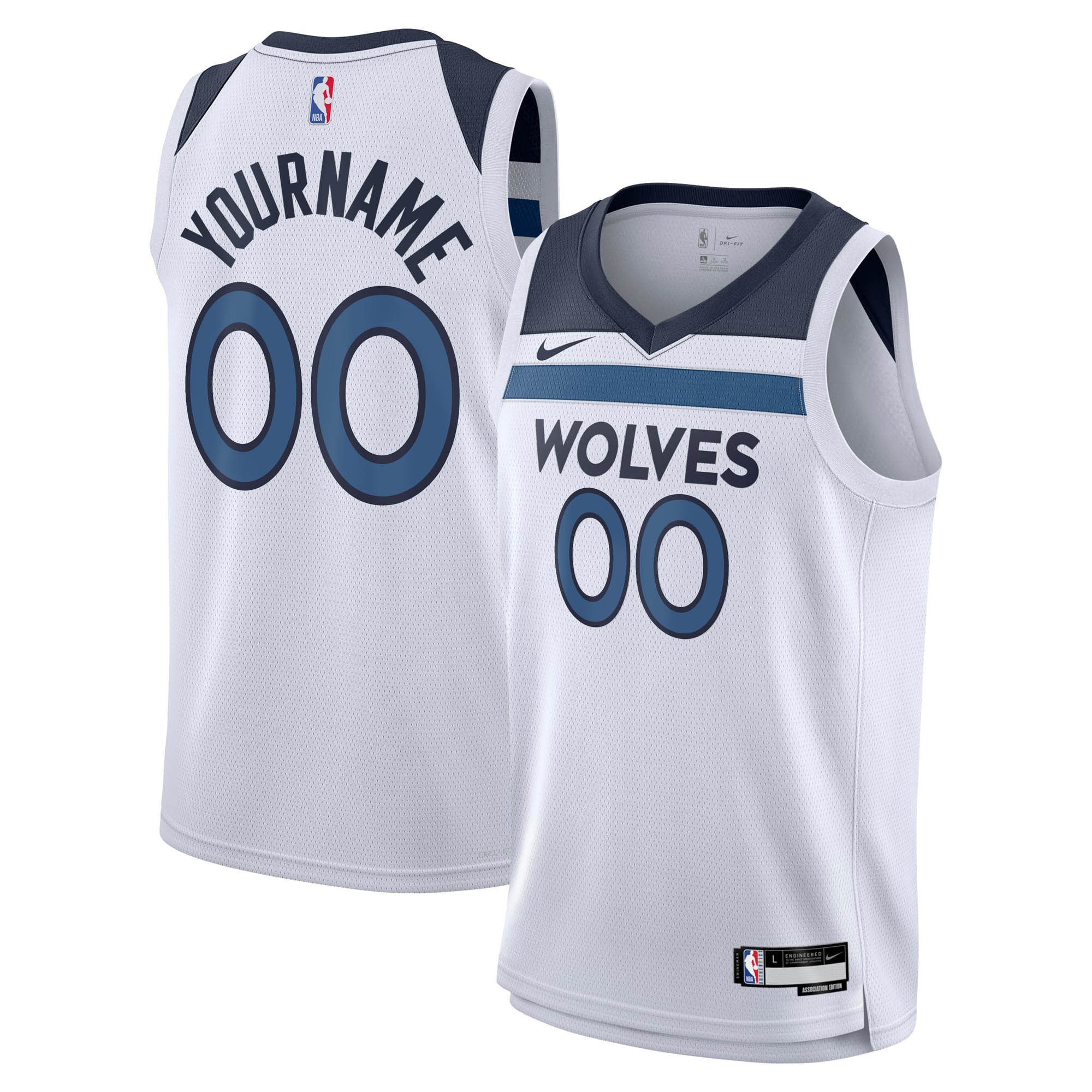 Minnesota Timberwolves Association Swingman Custom NBA Jersey Youth