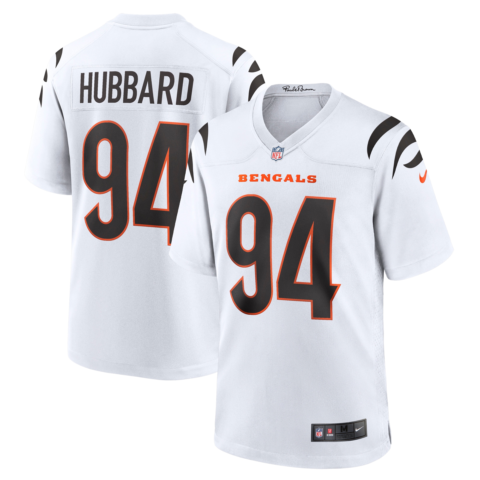 Cincinnati Bengals Sam Hubbard White Game NFL Jersey Men's