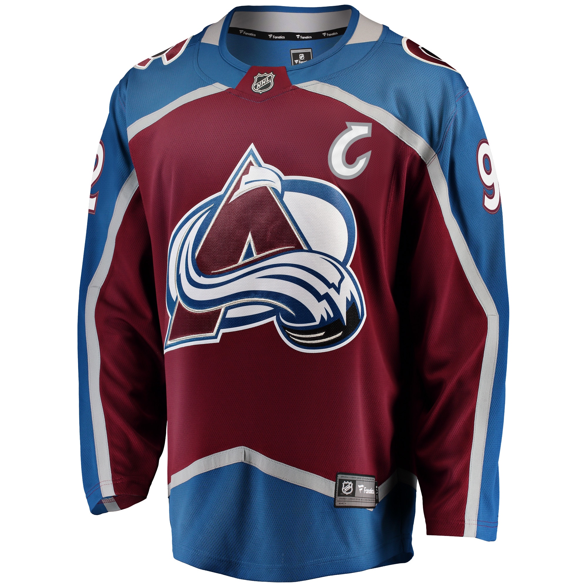 Colorado Avalanche Gabriel Landeskog Burgundy Breakaway Player NHL Jersey Men's
