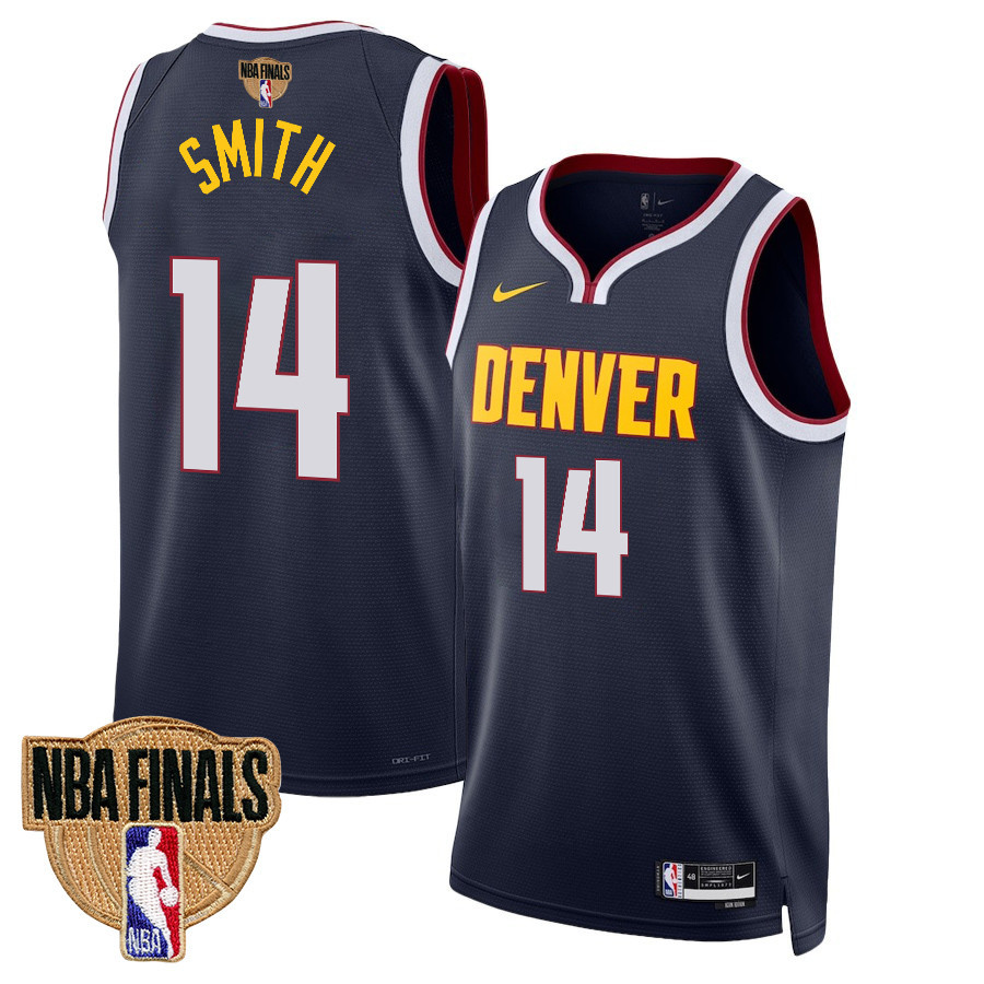 Ish Smith 14 Denver Nuggets Final Champions 2023 Swingman Black NBA Jersey Men's