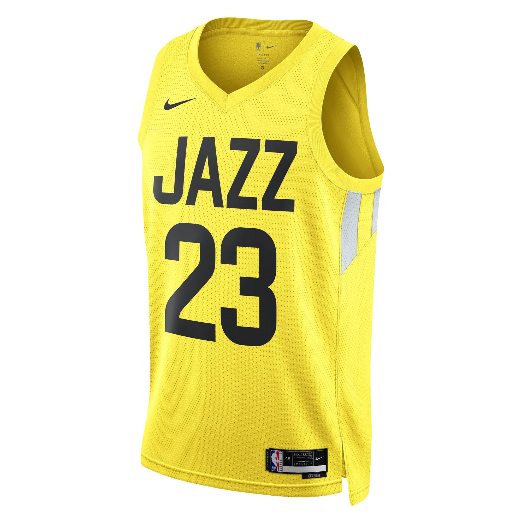 Utah Jazz Icon Edition Swingman Gold Lauri Markkane NBA Jersey Youth