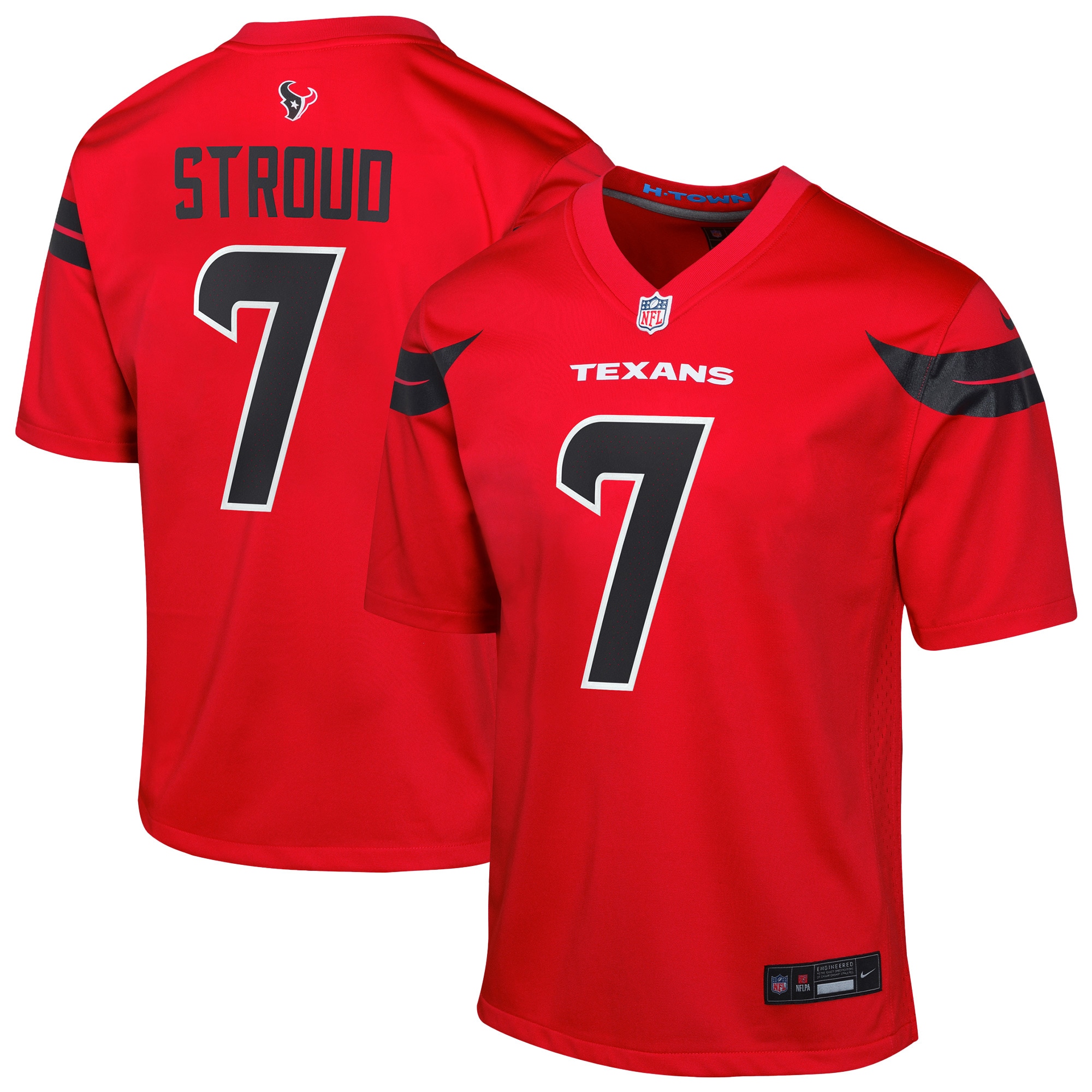 Houston Texans C.J. Stroud Red Alternate Game NFL Jersey Youth