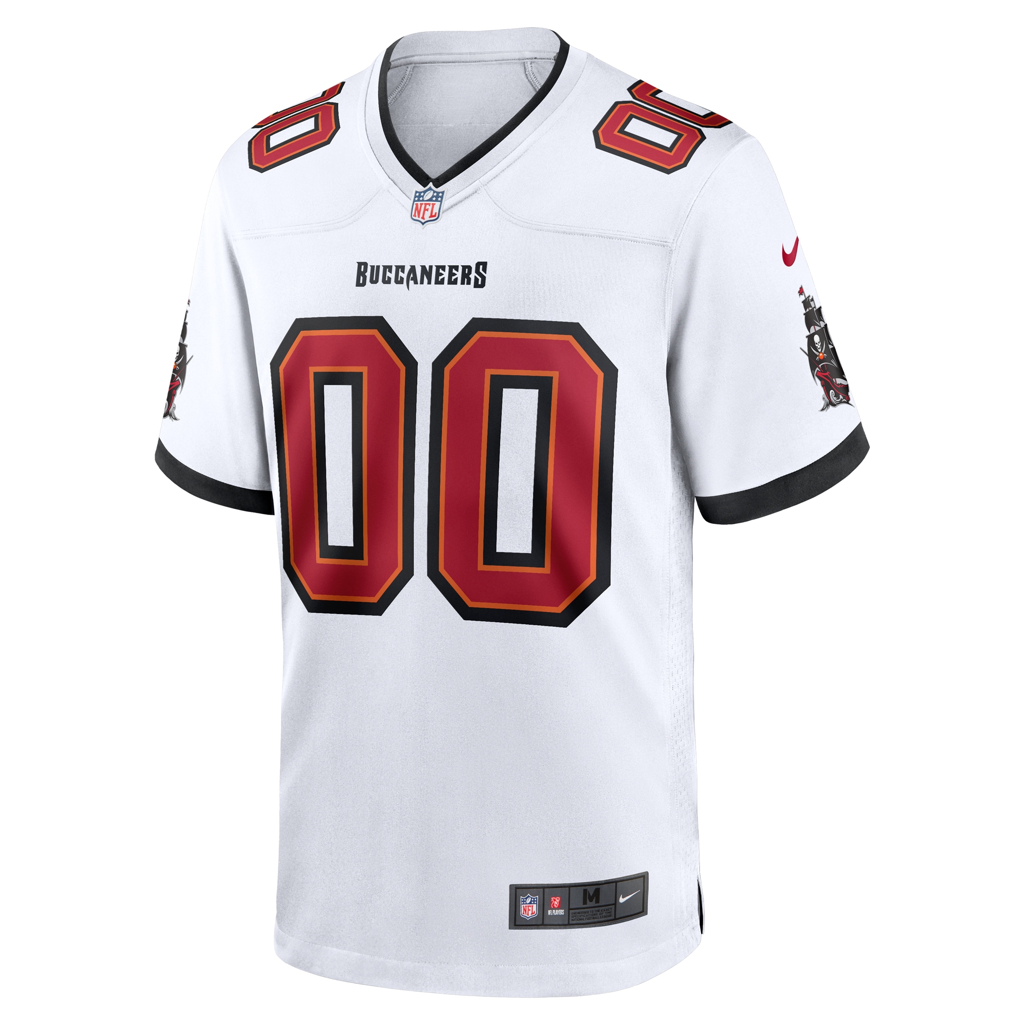 Tampa Bay Buccaneers White Custom Game NFL Jersey Men's