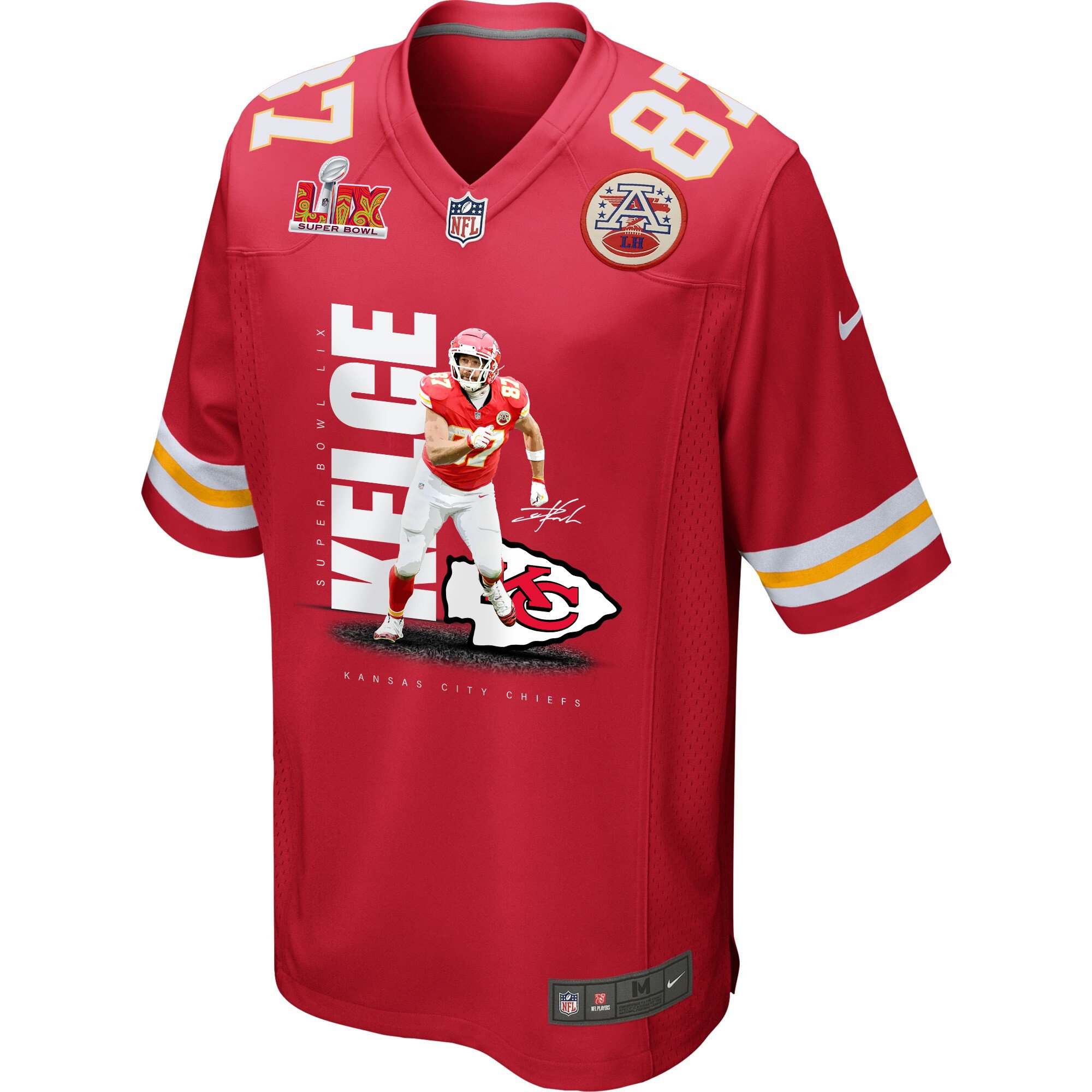 Travis Kelce 87 Kansas City Chiefs The Kansas City Stallion Game Red NFL Jersey Men's