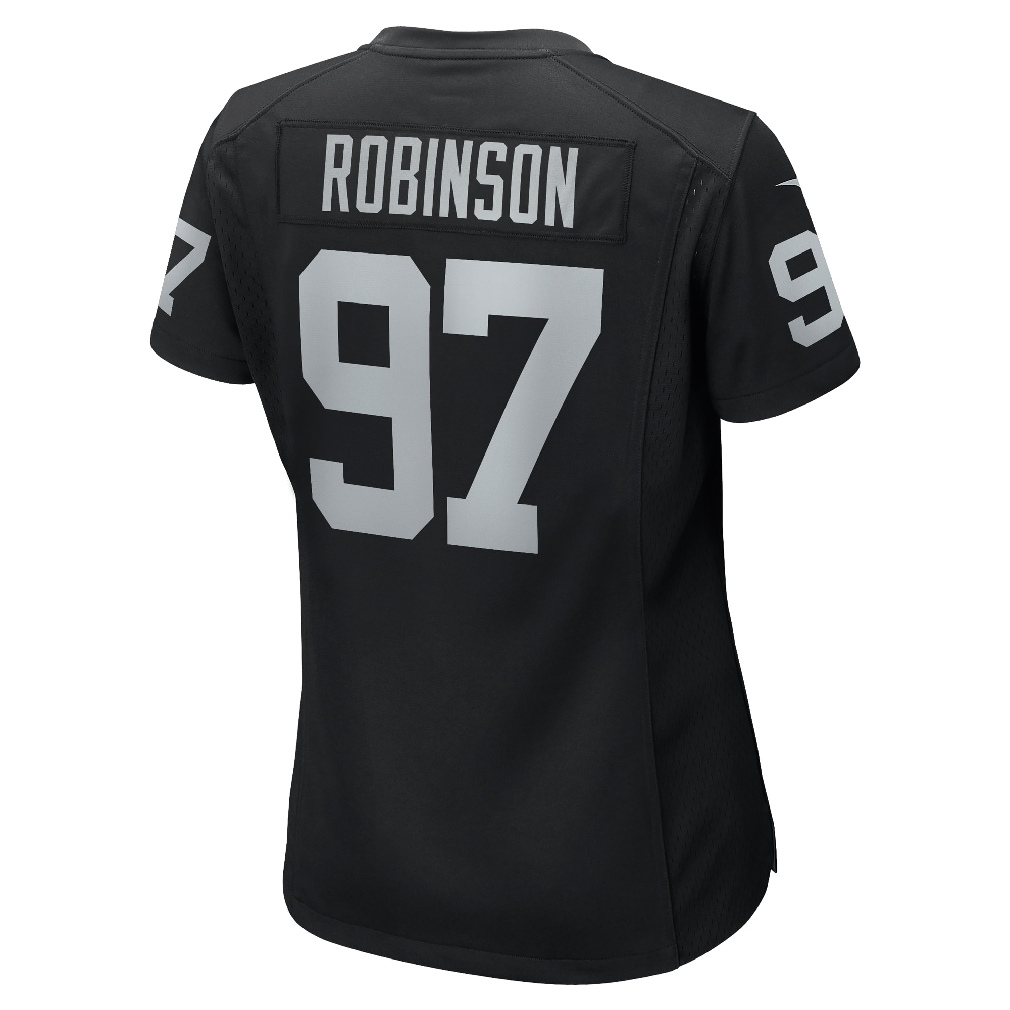 Las Vegas Raiders Janarius Robinson Black Team Game NFL Jersey Women's