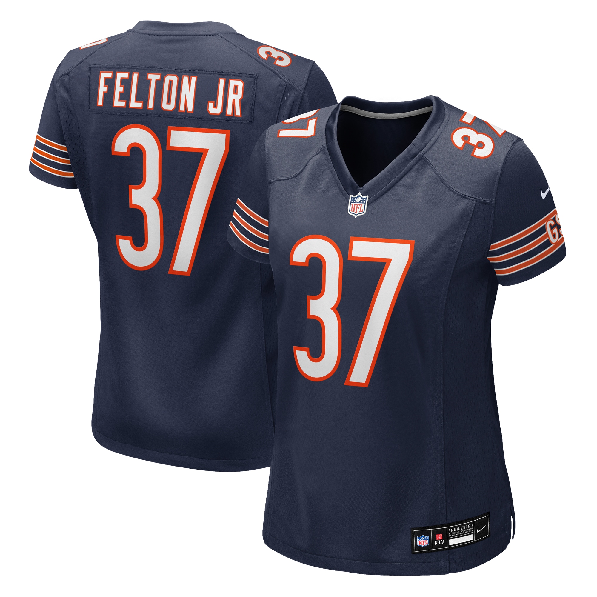 Chicago Bears Demetric Felton Jr. Navy Team Game NFL Jersey Women's