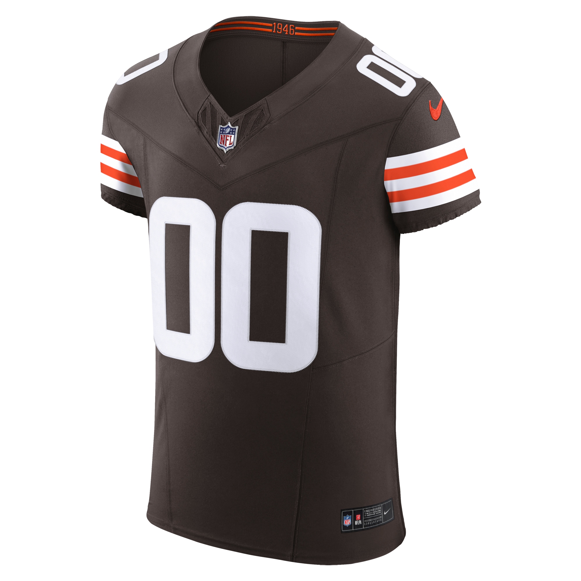 Cleveland Browns Brown Vapor F.U.S.E. Elite Custom NFL Jersey Men's