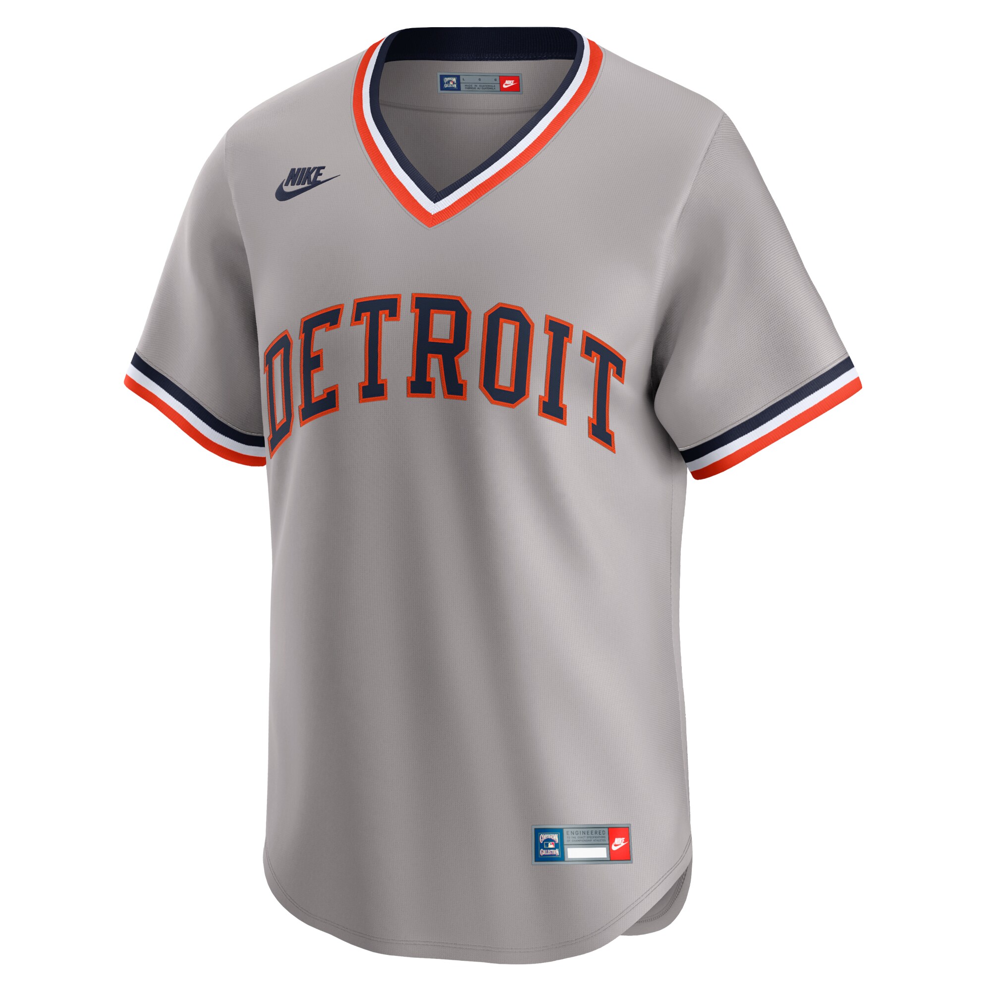 Detroit Tigers Gray Cooperstown Collection Limited MLB Jersey Men's
