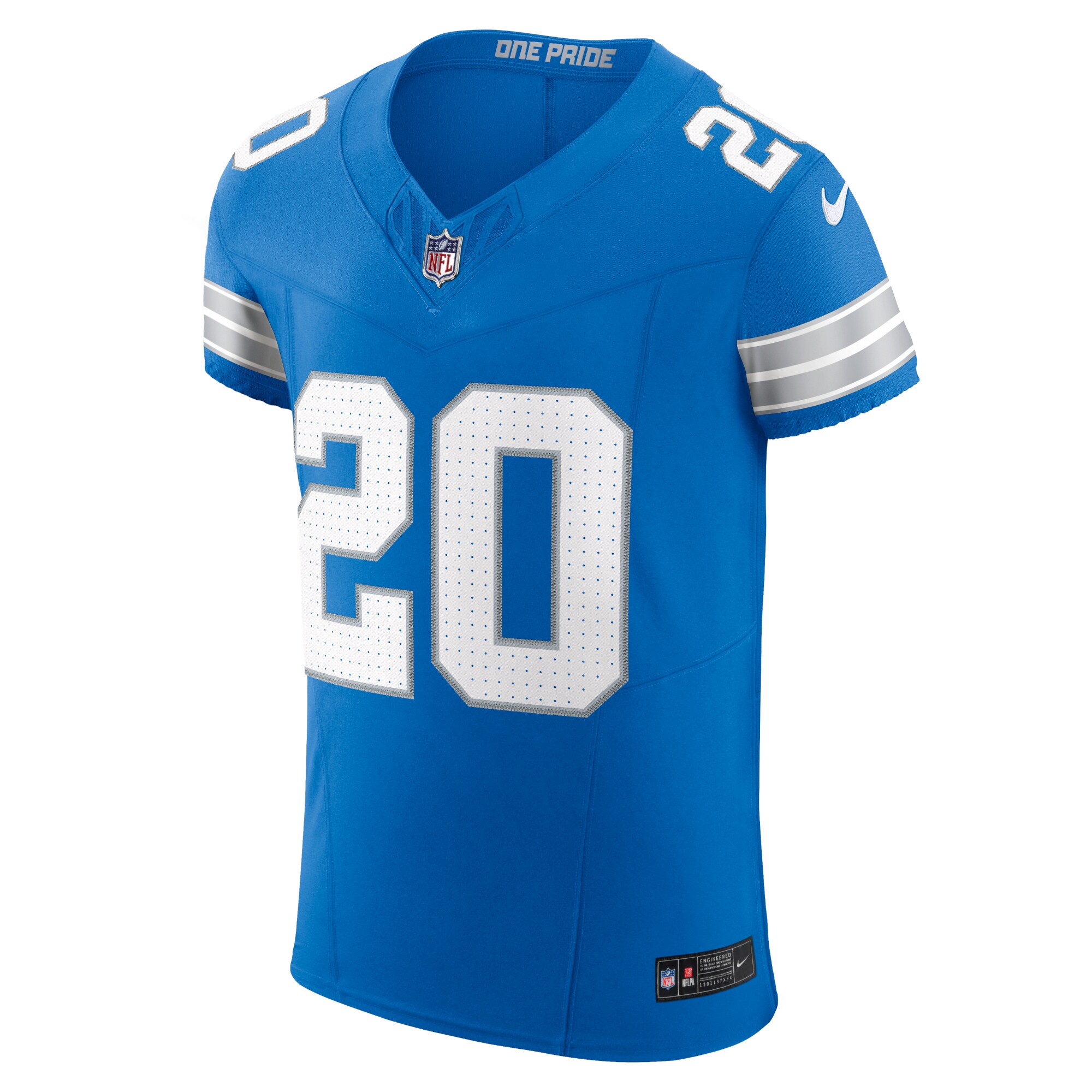 Detroit Lions Barry Sanders Blue Retired Player Vapor F.U.S.E. Elite NFL Jersey Men's