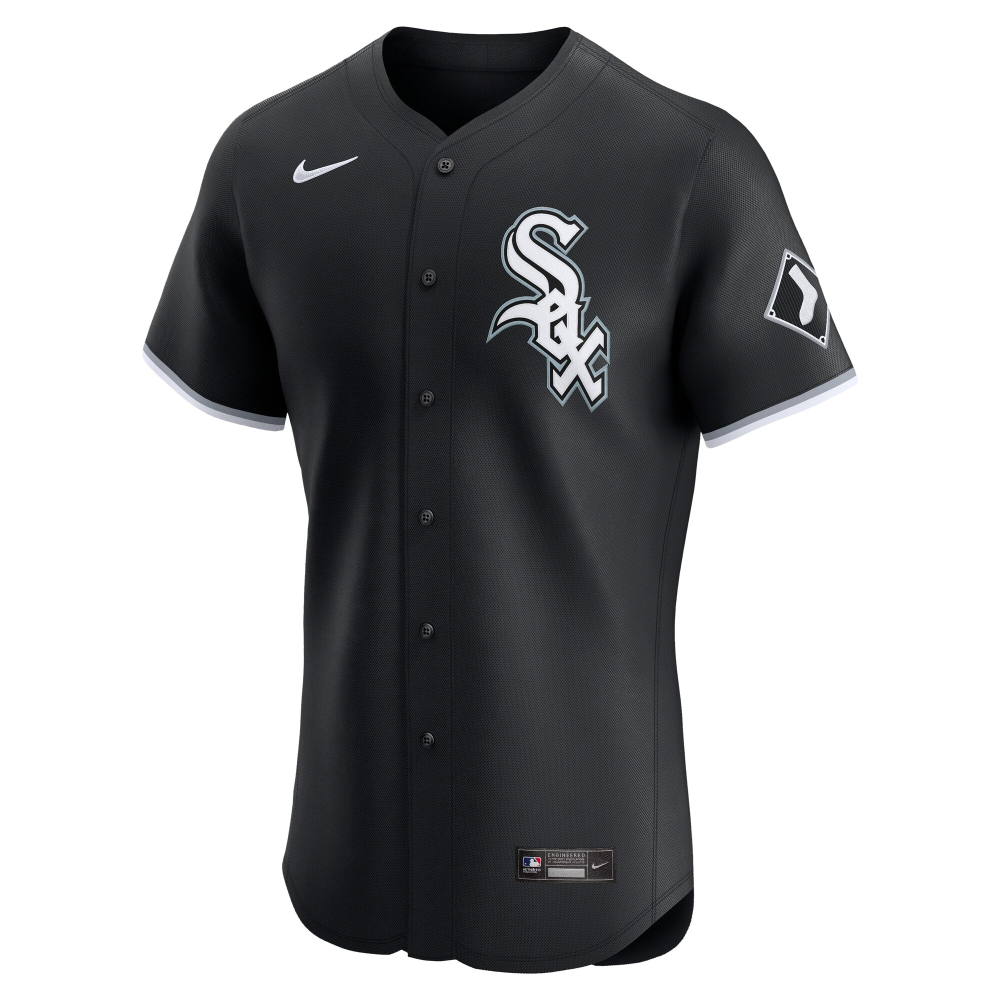 Chicago White Sox Black Alternate Vapor Premier Elite Patch MLB Jersey Men's