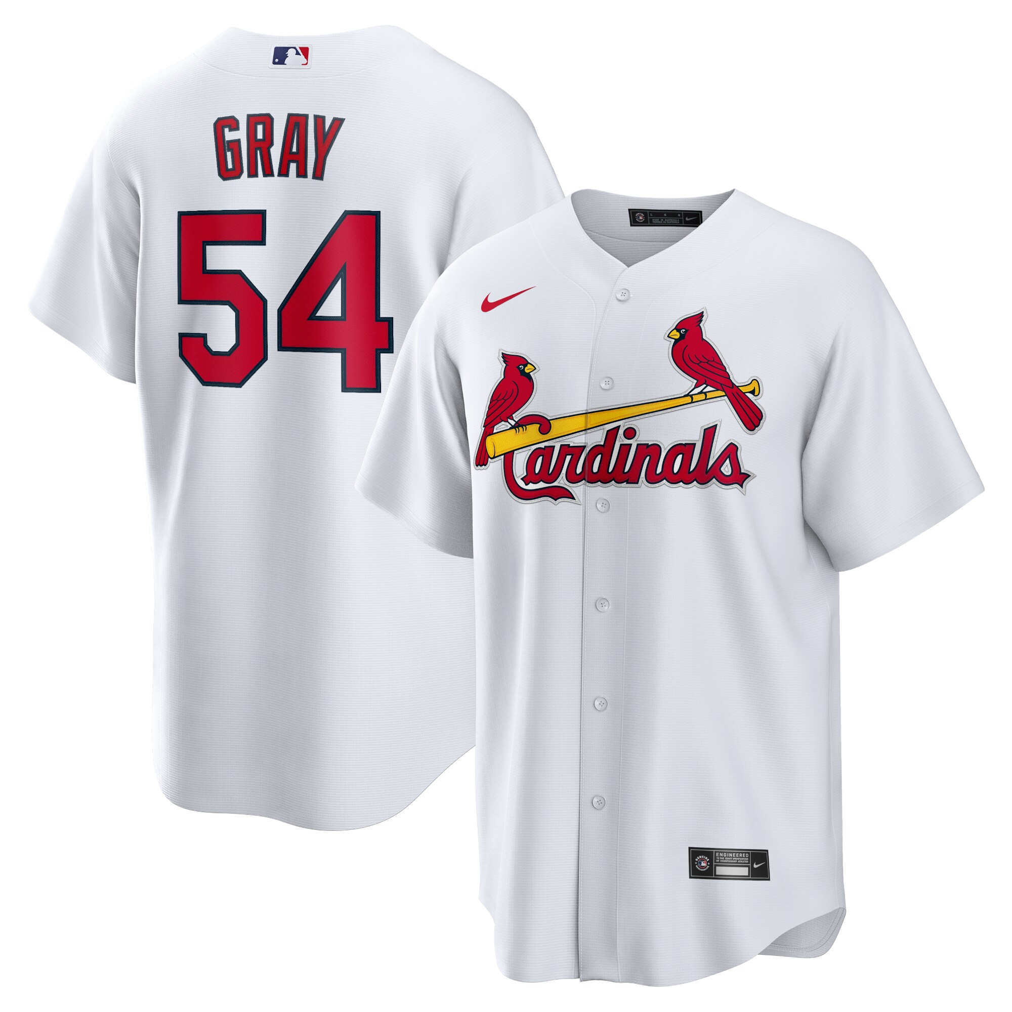 St. Louis Cardinals Sonny Gray White Home MLB Jersey Men's