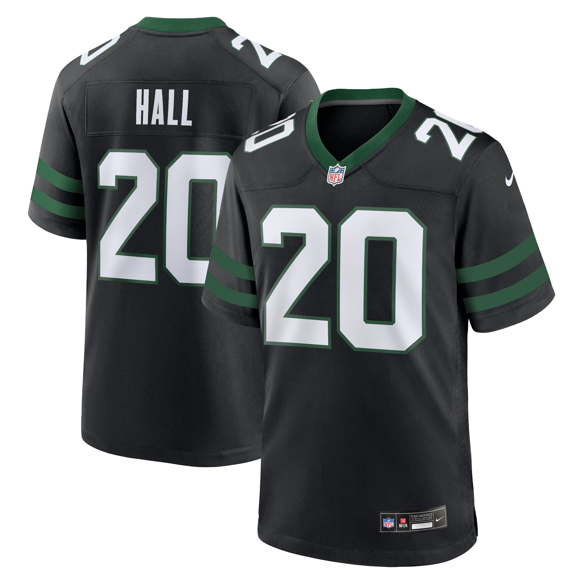 New York Jets Breece Hall Legacy Black Alternate Game NFL Jersey Men's