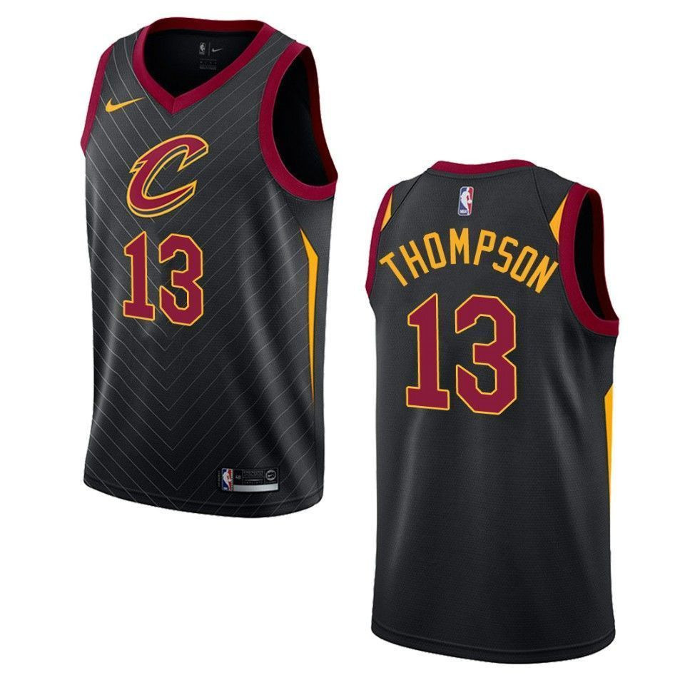 Cleveland Cavaliers 13 Tristan Thompson Statement Swingman Black NBA Jersey Men's