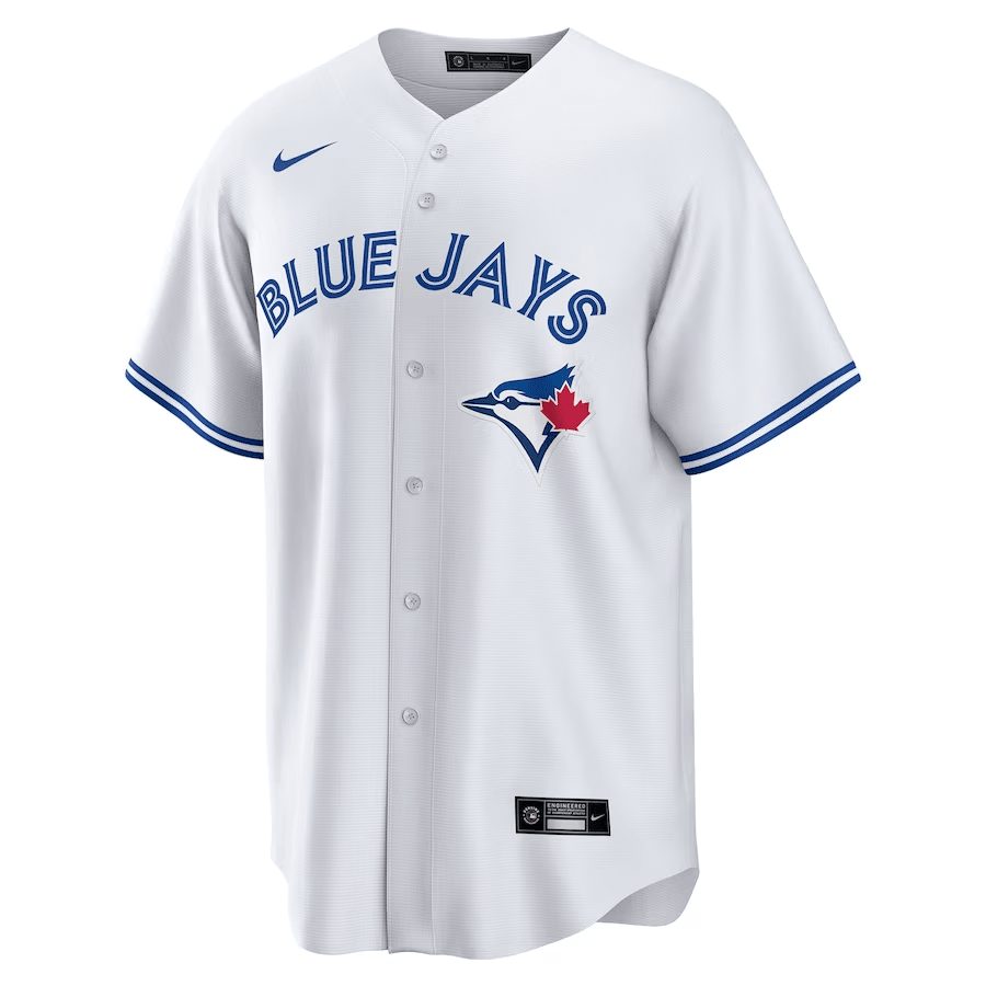 Yimi Garcia 93 Toronto Blue Jays Home White MLB Jersey Men's