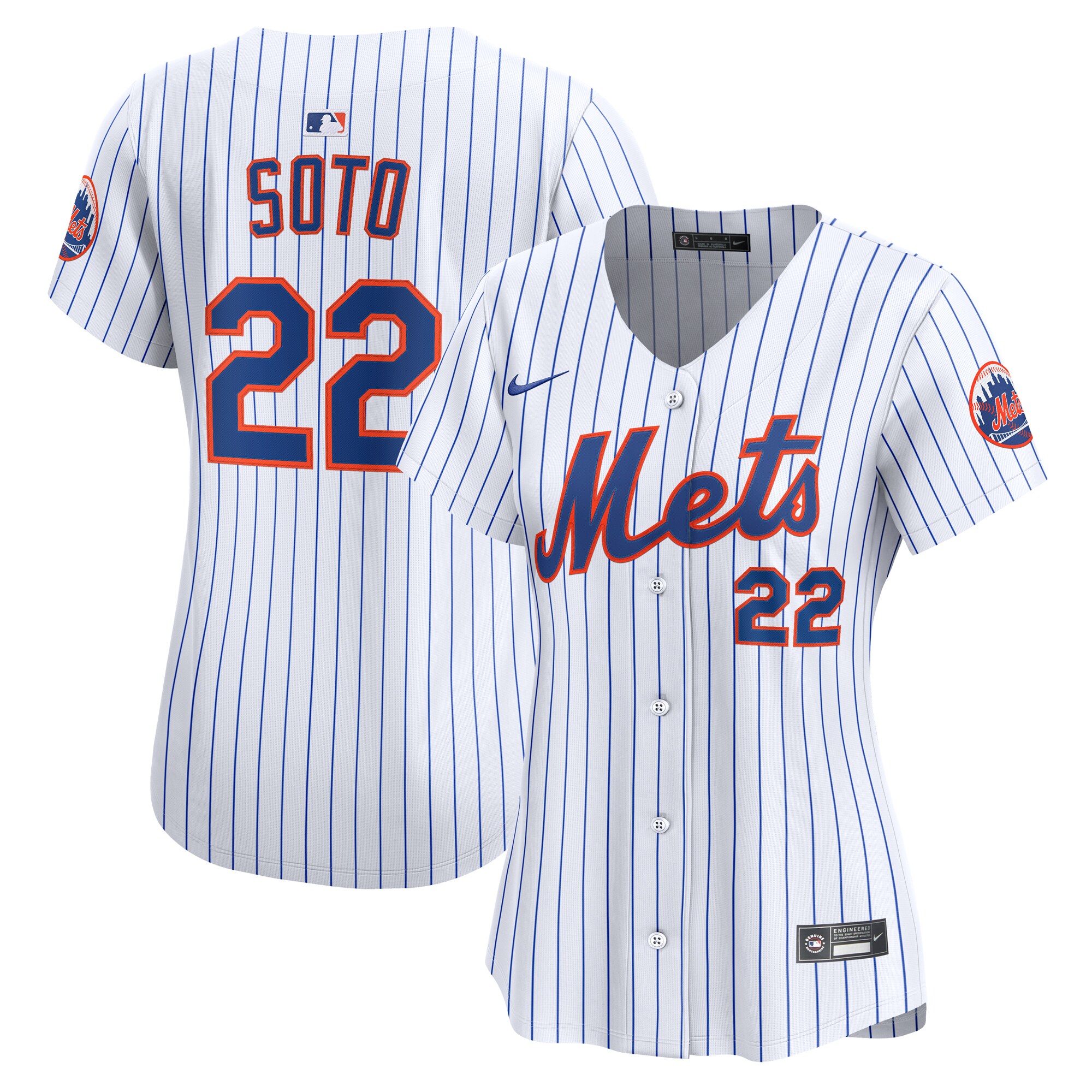 New York Mets Juan Soto White Home Limited Player MLB Jersey Women's