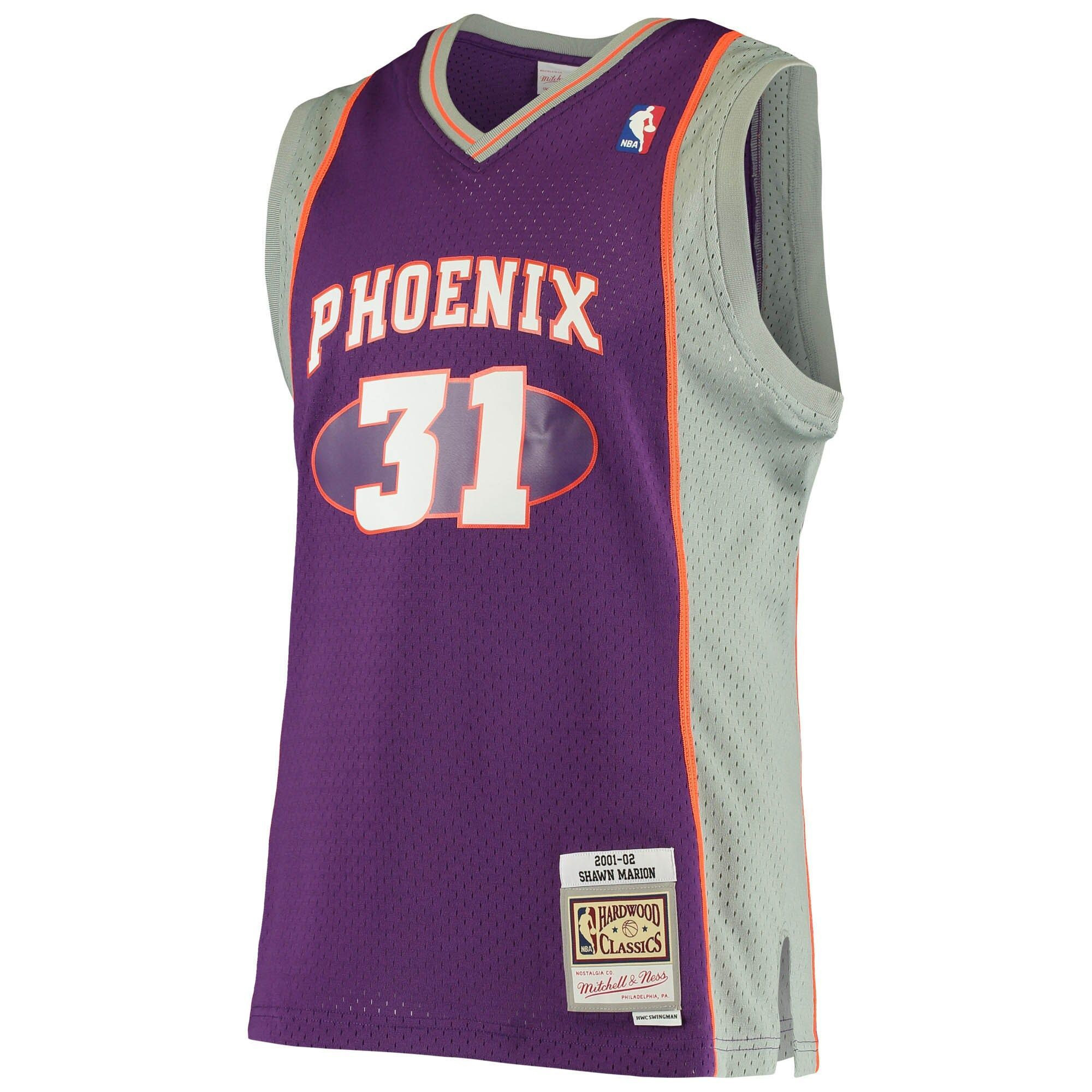 Shawn Marion Phoenix Suns Mitchell Ness 2005/06 Hardwood Classics Swingman Purple NBA Jersey Men's