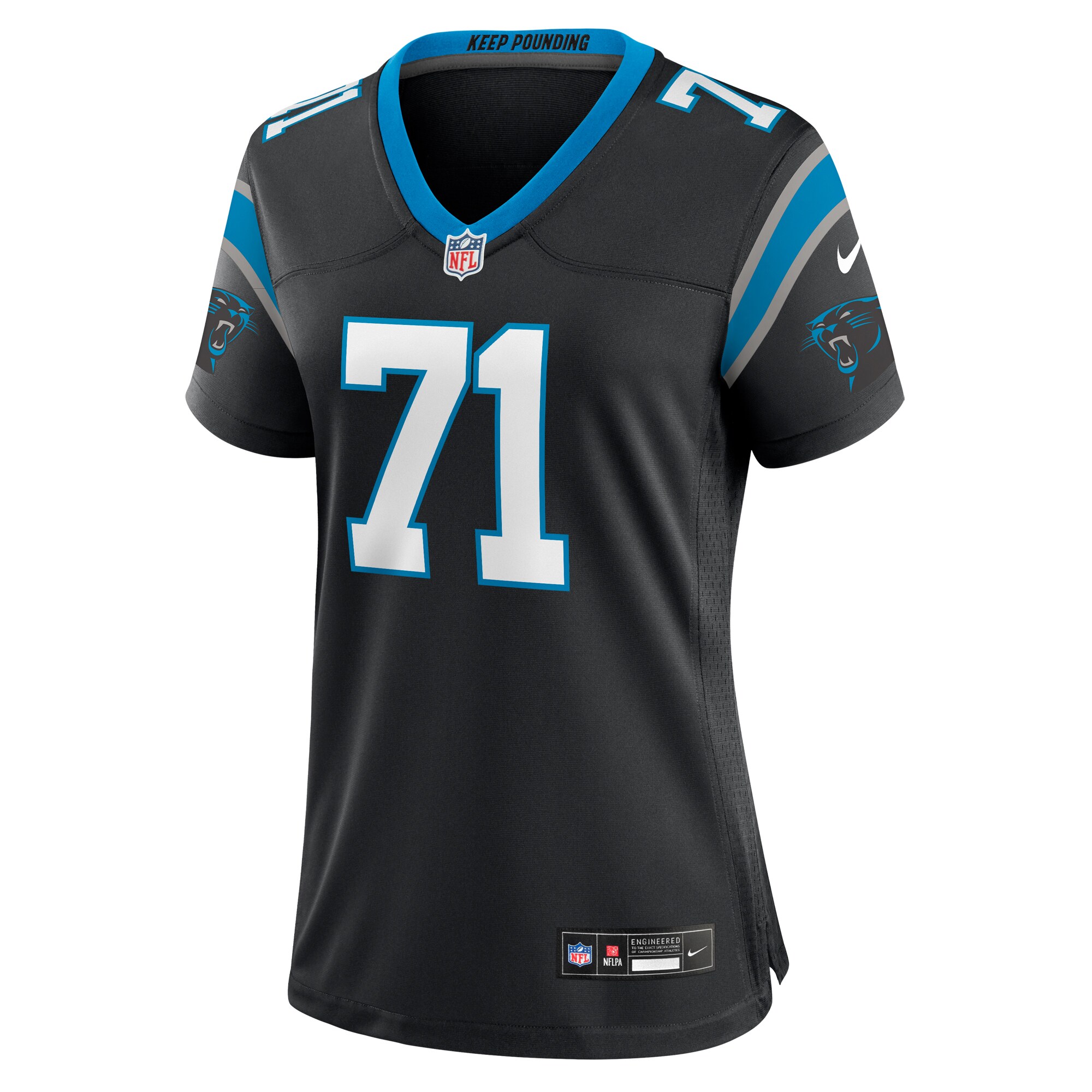 Carolina Panthers Chris Wormley Black Game NFL Jersey Women's