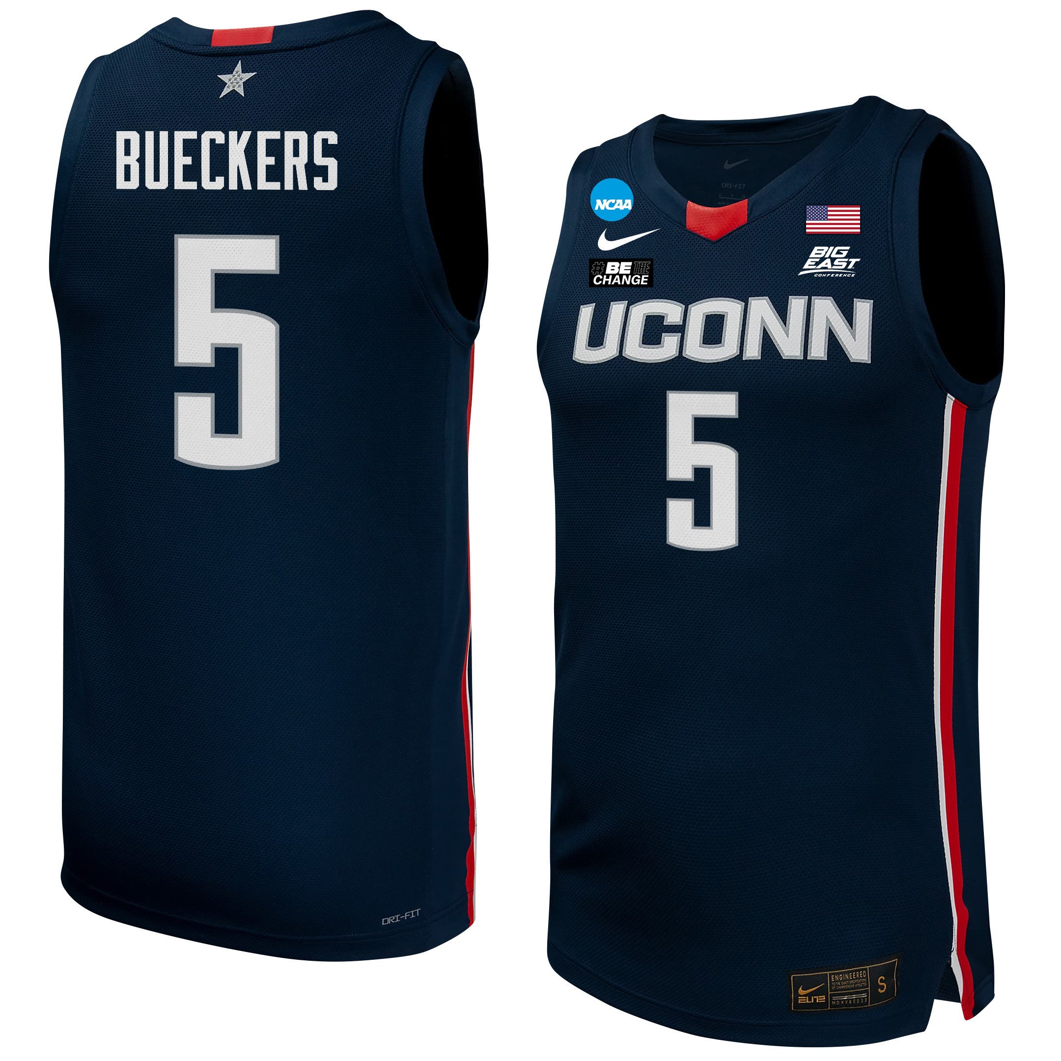 Paige Bueckers 5 UConn Huskies 2024 Navy Unisex NCAA Jersey Unisex