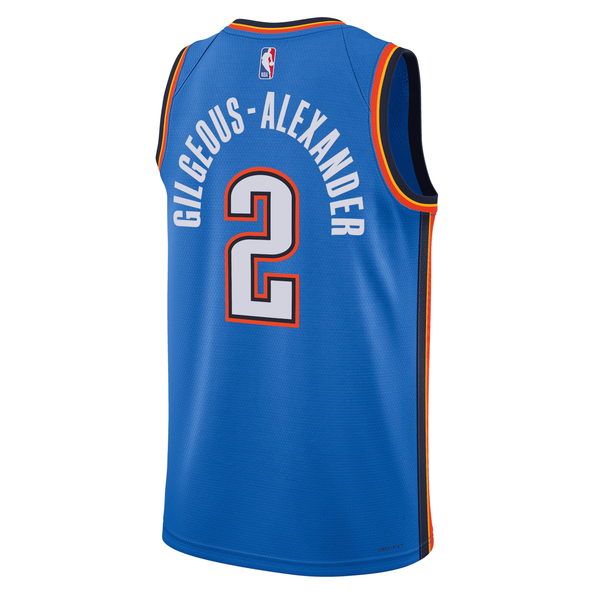 Oklahoma City Thunder Icon Edition Swingman Blue Shai Gilgeous-Alexande Unisex NBA Jersey Unisex