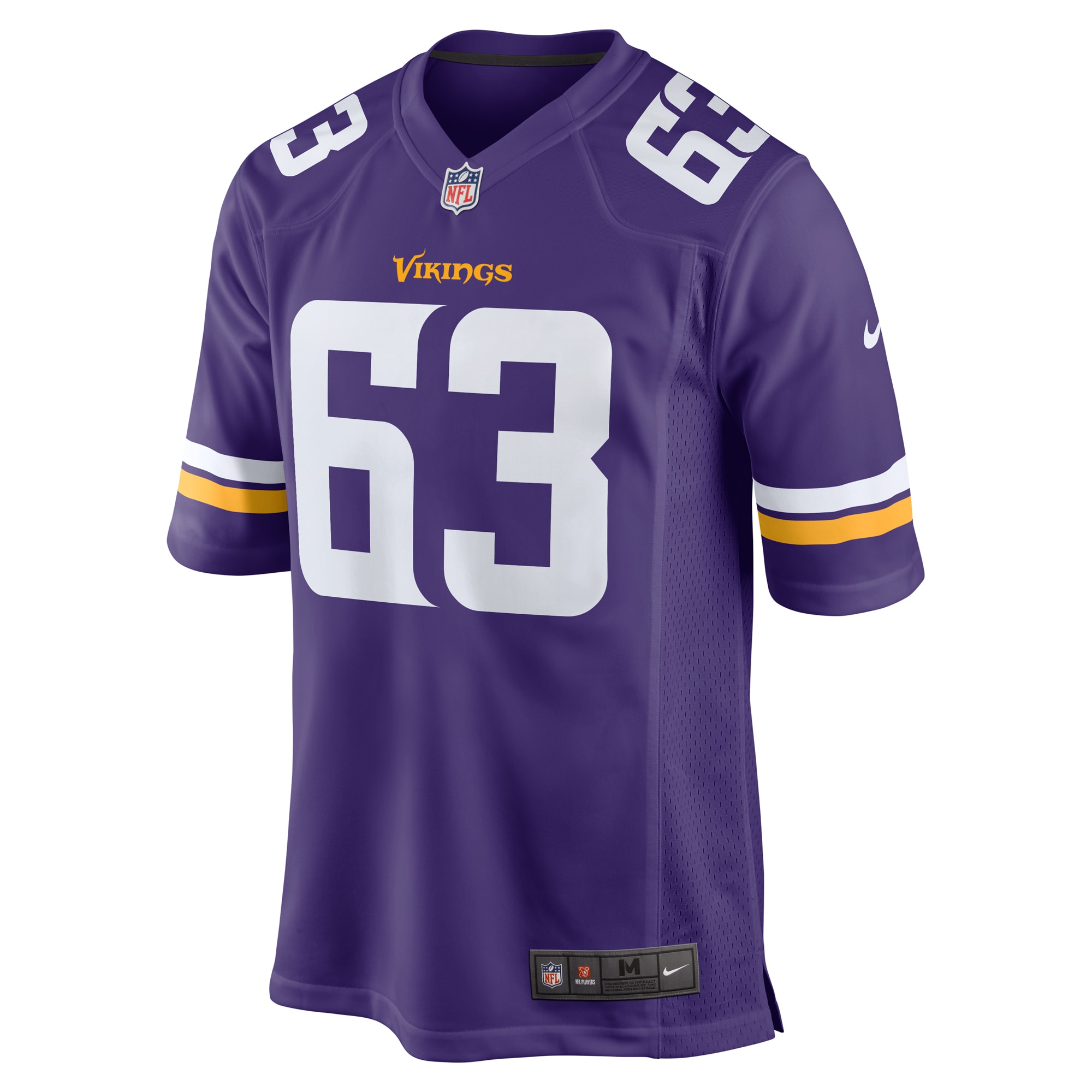 Minnesota Vikings Jeremy Flax Purple Game NFL Jersey Men's