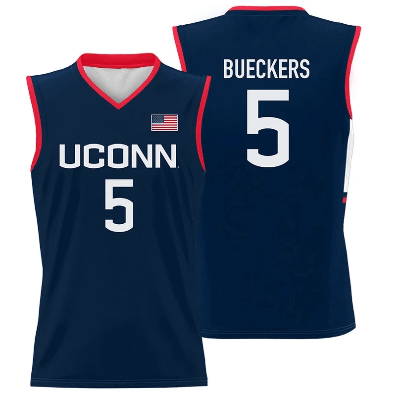 Paige Bueckers #5 UConn Huskies Navy NCAA Jersey Men's