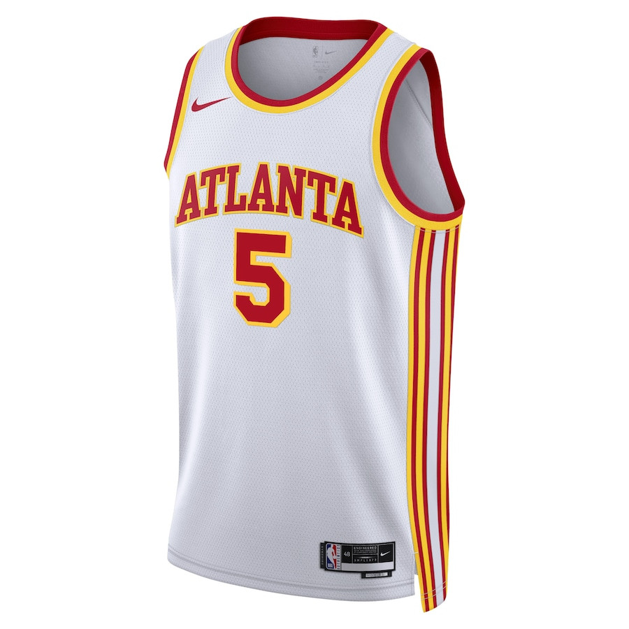 Dejounte Murray 5 Atlanta Hawks Unisex Swingman Association Editio White NBA Jersey Unisex