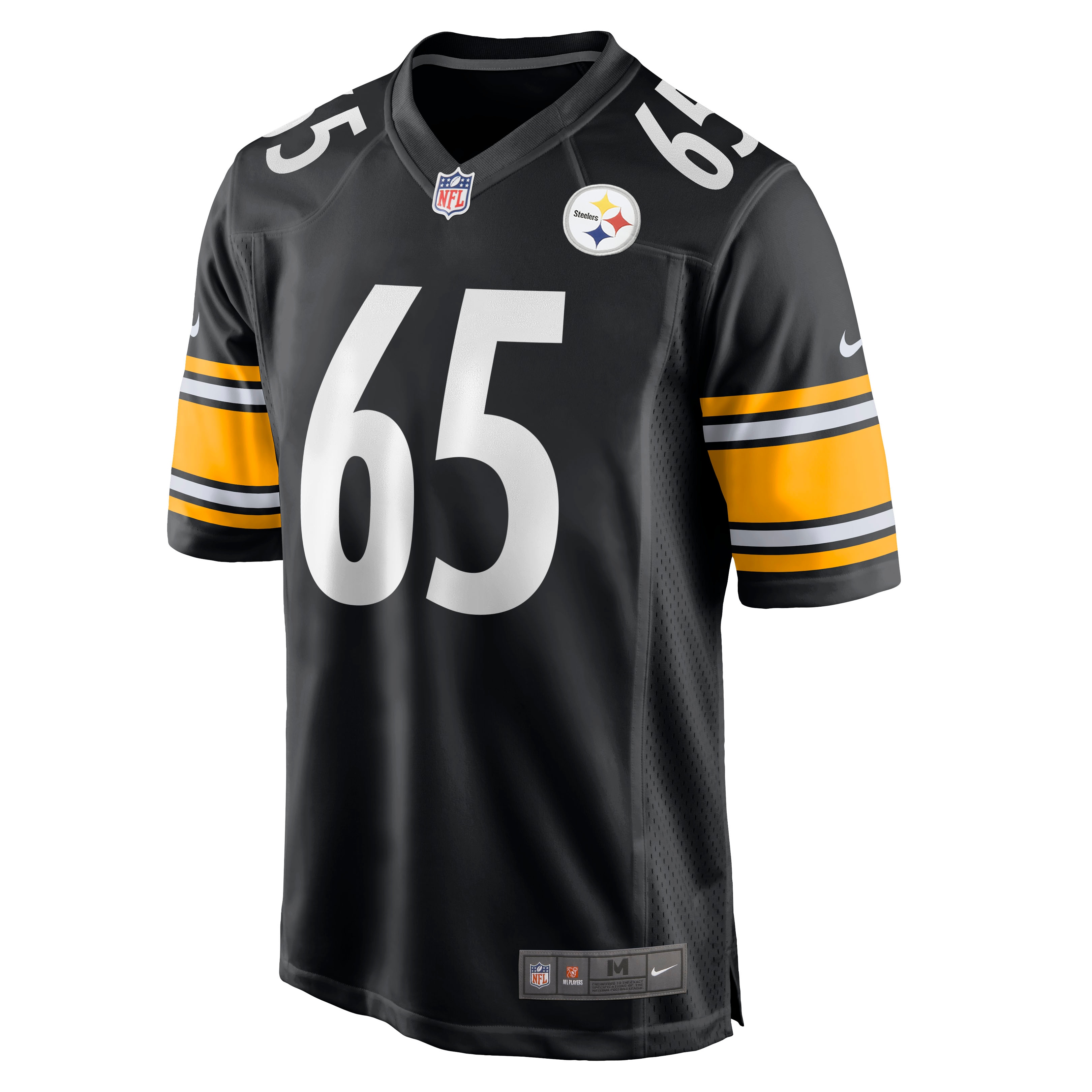 Pittsburgh Steelers Dan Moore Jr. Black Game NFL Jersey Men's