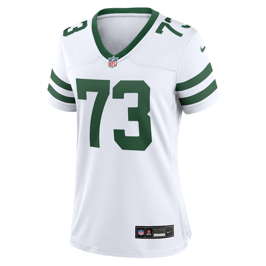 Joe Klecko 73 New York Jets Game Retired Player Women, White NFL Jersey Women's