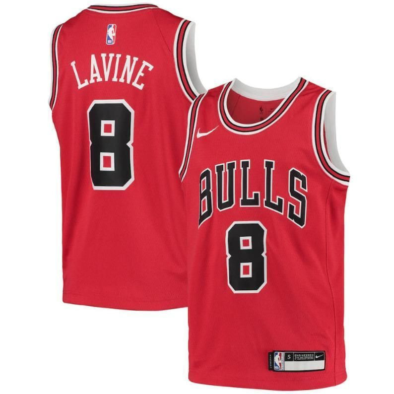 Chicago Bulls Zach Lavine 8 N Edition NBA Jersey Men's