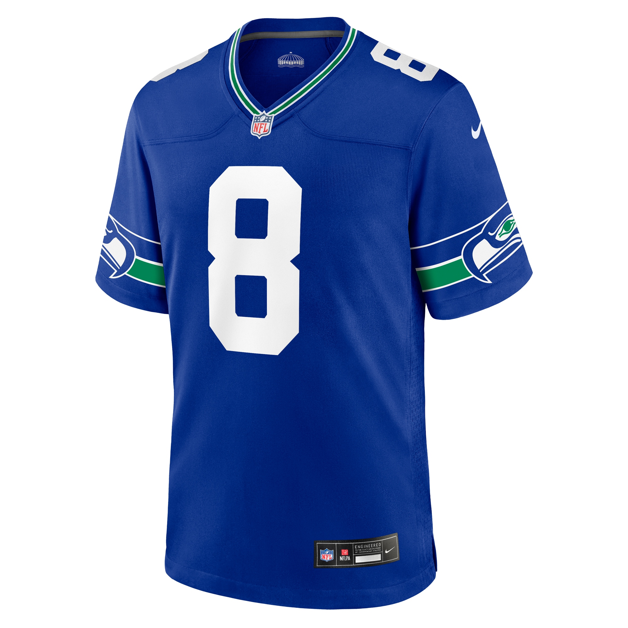 Seattle Seahawks Coby Bryant Royal Throwback Player Game NFL Jersey Men's