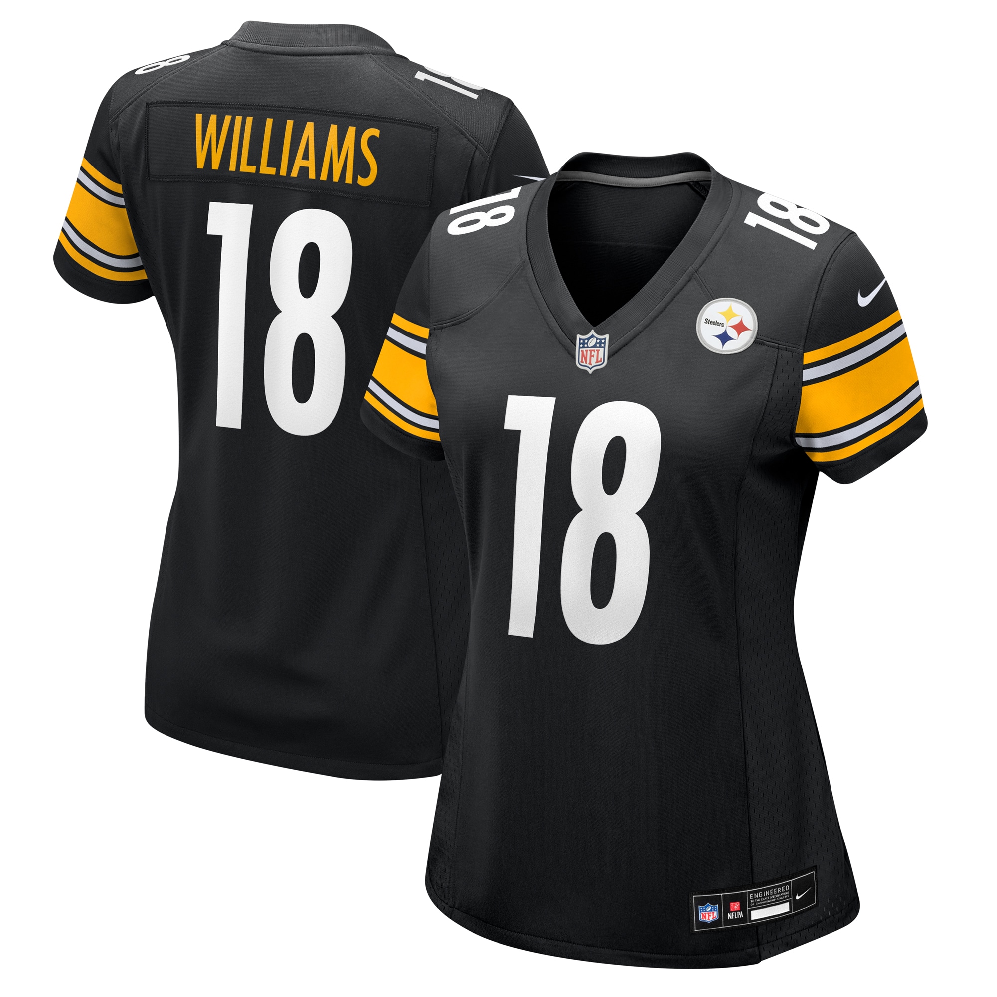 Pittsburgh Steelers Mike Williams Black Game NFL Jersey Women's