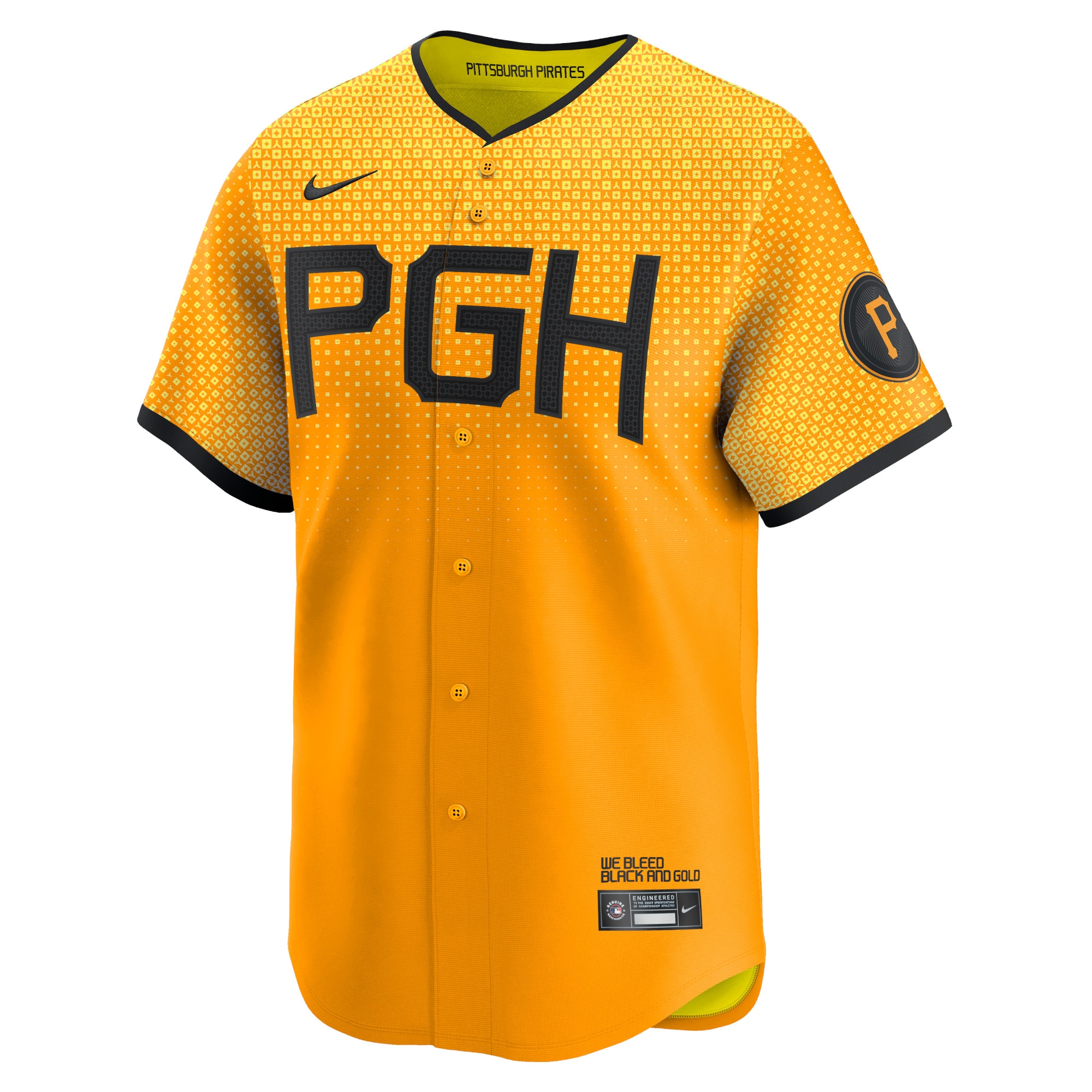 Pittsburgh Pirates Ke'Bryan Hayes Gold City Connect Limited Player MLB Jersey Men's