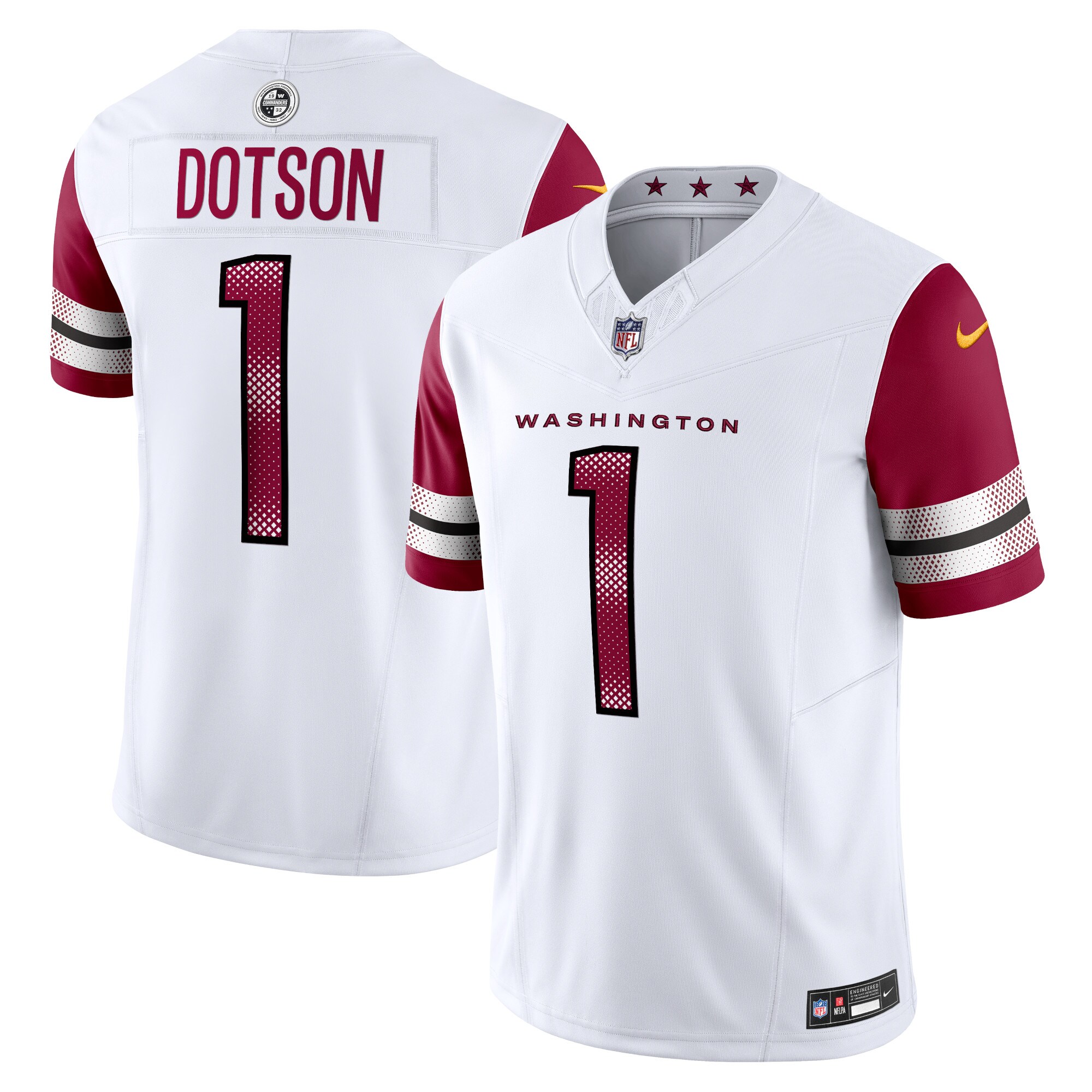 Washington Commanders Jahan Dotson White Vapor F.U.S.E. Limited NFL Jersey Men's