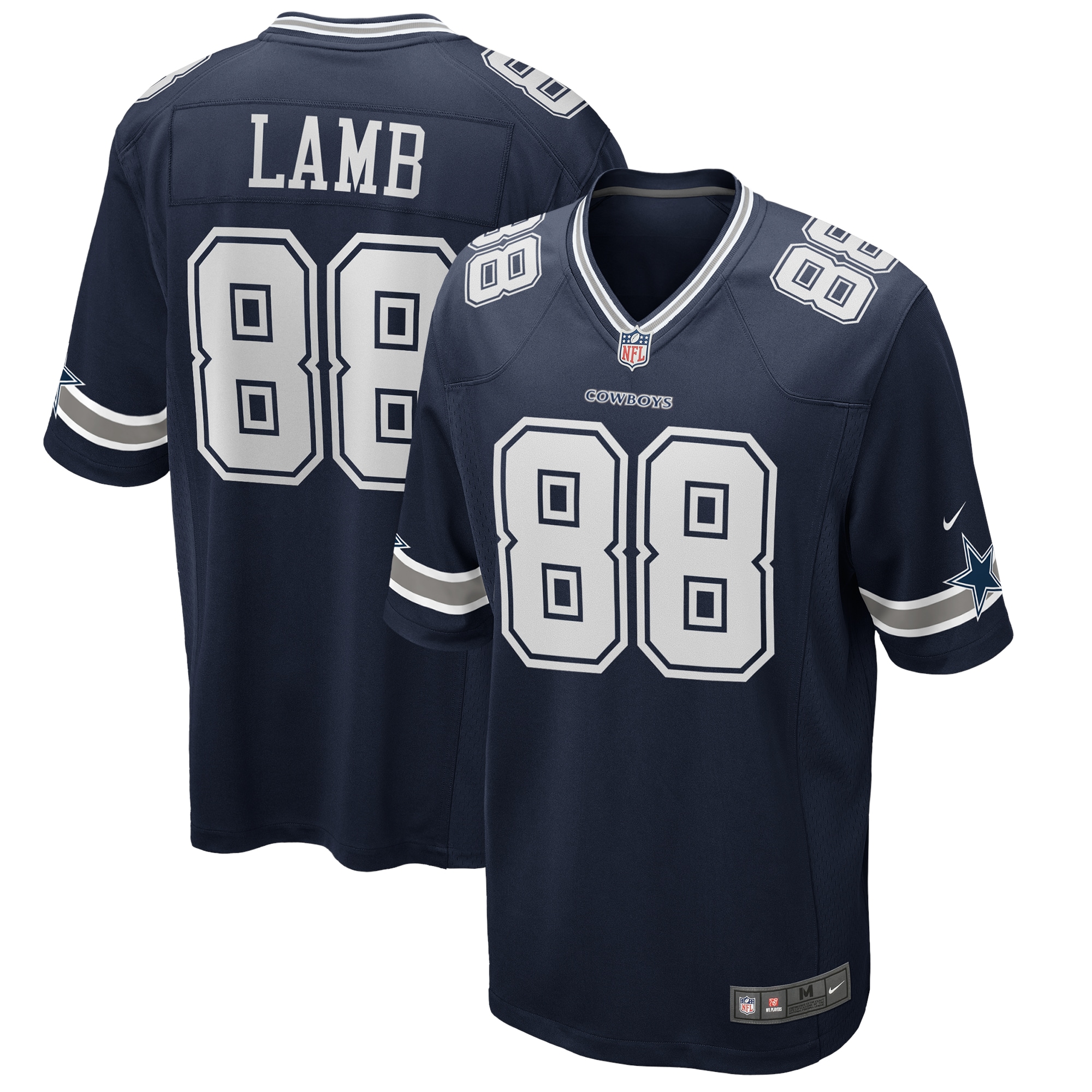Dallas Cowboys CeeDee Lamb Navy Game NFL Jersey Men's