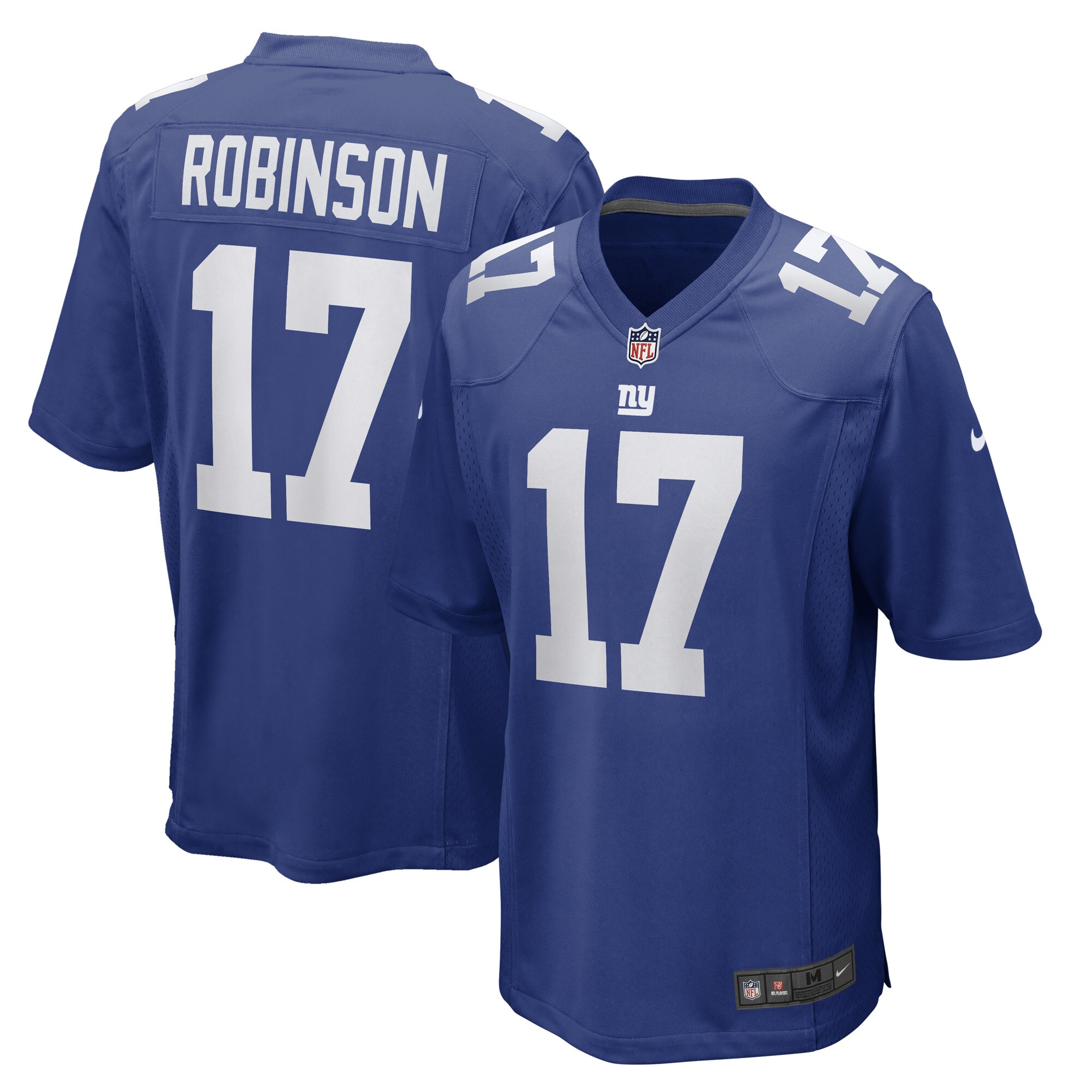 New York Giants Wan'Dale Robinson Royal Game Player NFL Jersey Men's