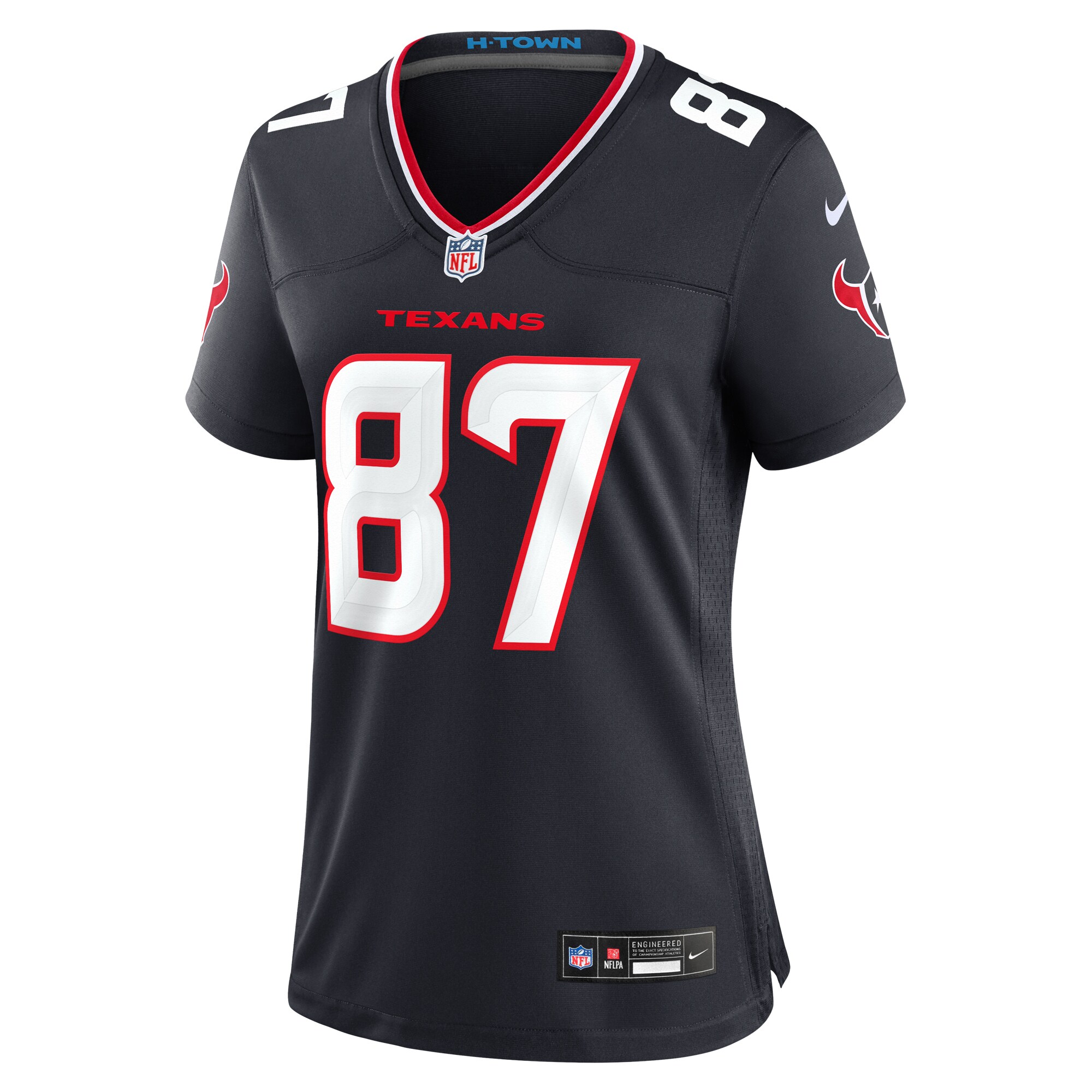 Houston Texans Cade Stover Navy Game NFL Jersey Women's