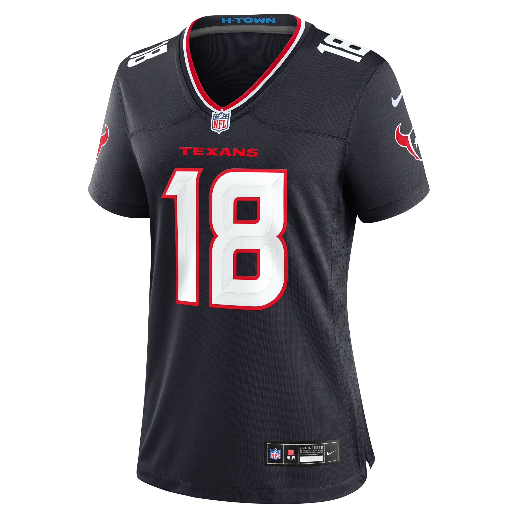 Houston Texans Case Keenum Navy Team Game NFL Jersey Women's