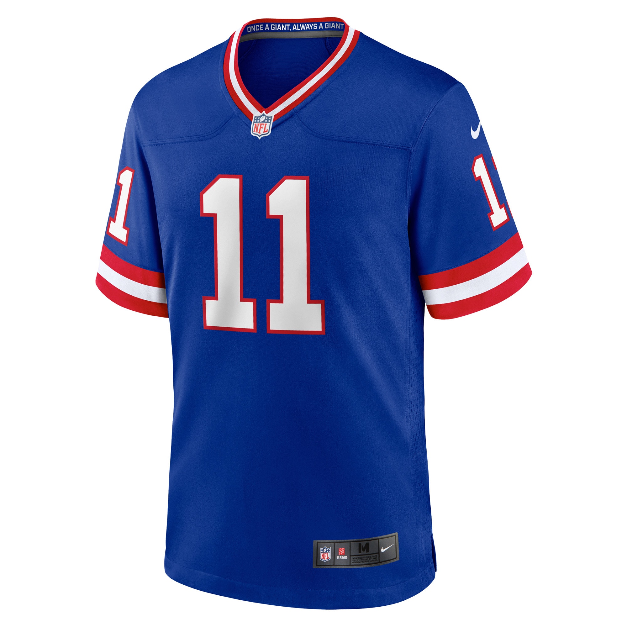 New York Giants Phil Simms Royal Classic Retired Player Game NFL Jersey Men's