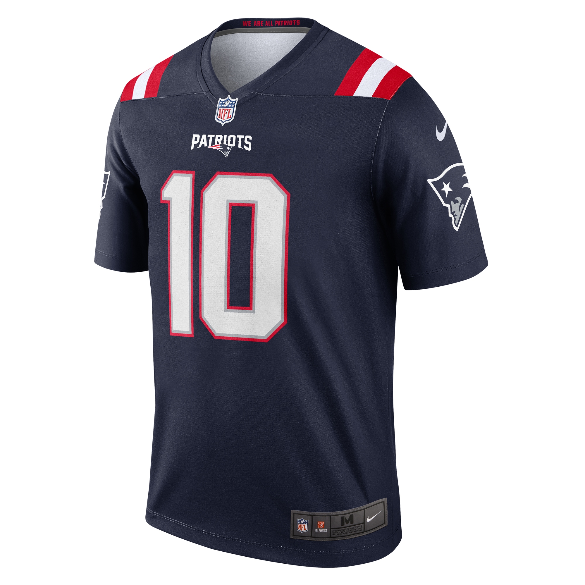 New England Patriots Drake Maye Navy Team Legend Player Performance Top NFL Jersey Men's