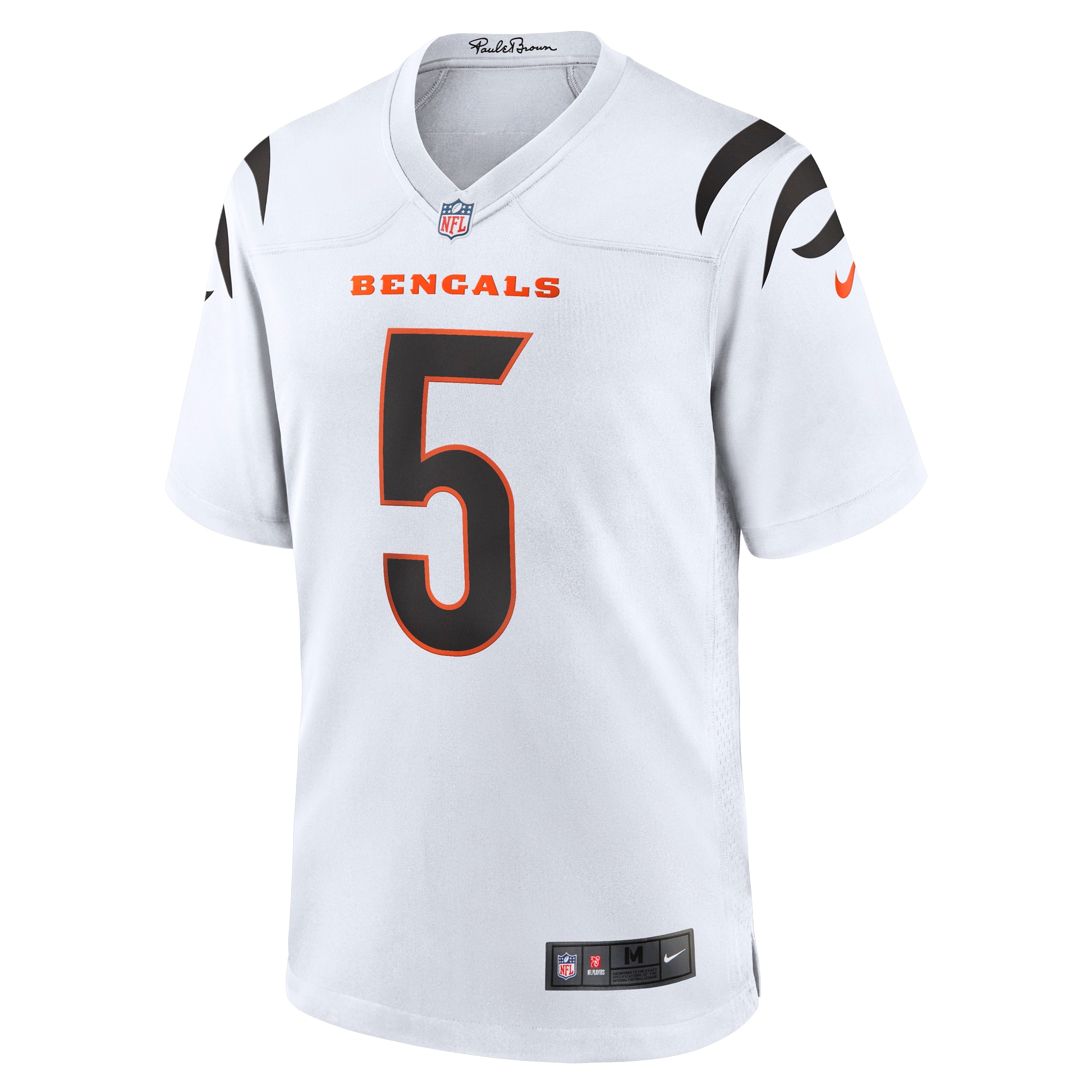 Cincinnati Bengals Tee Higgins White Game NFL Jersey Men's